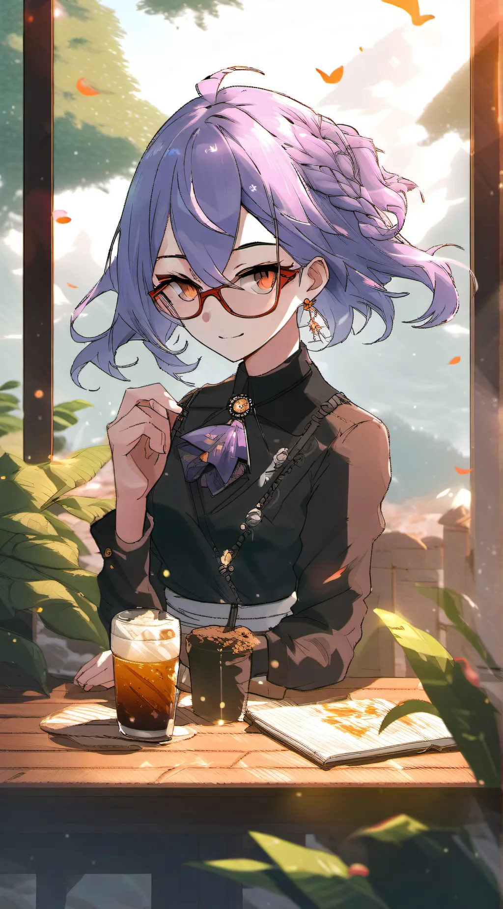 ai character: Leslie background