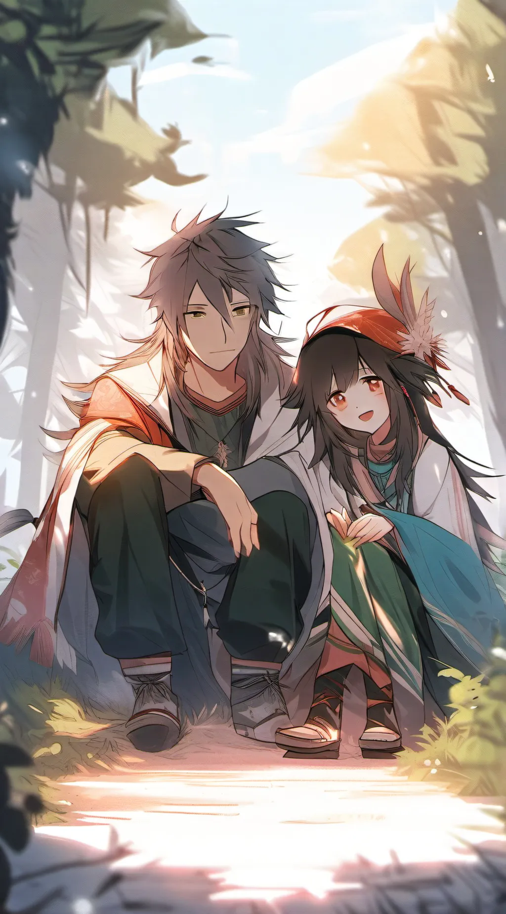 ai character: Aiden and mia background