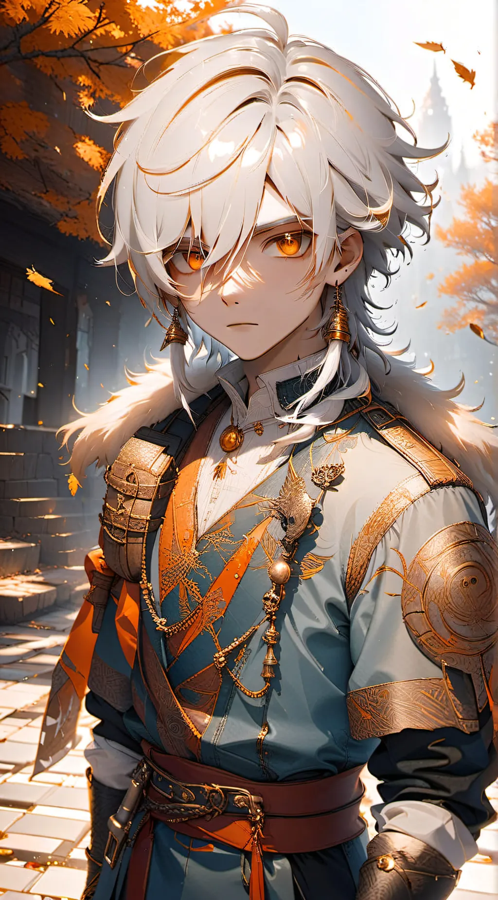 ai character: Aurora Lights Gen. background
