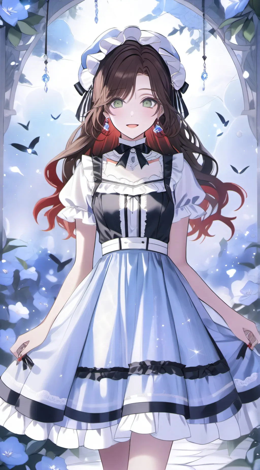 ai character: Aurora background
