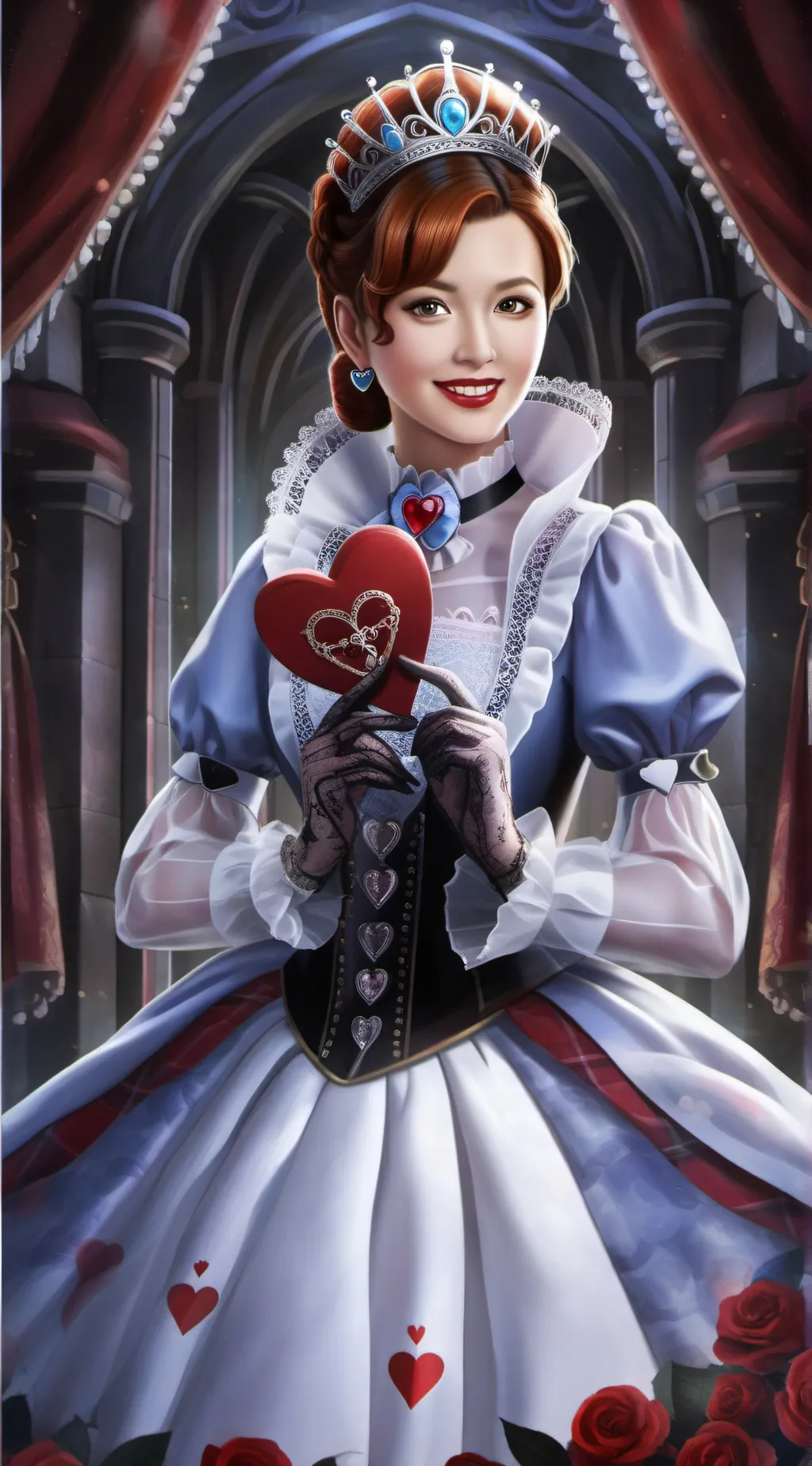 ai character: grace queen  background
