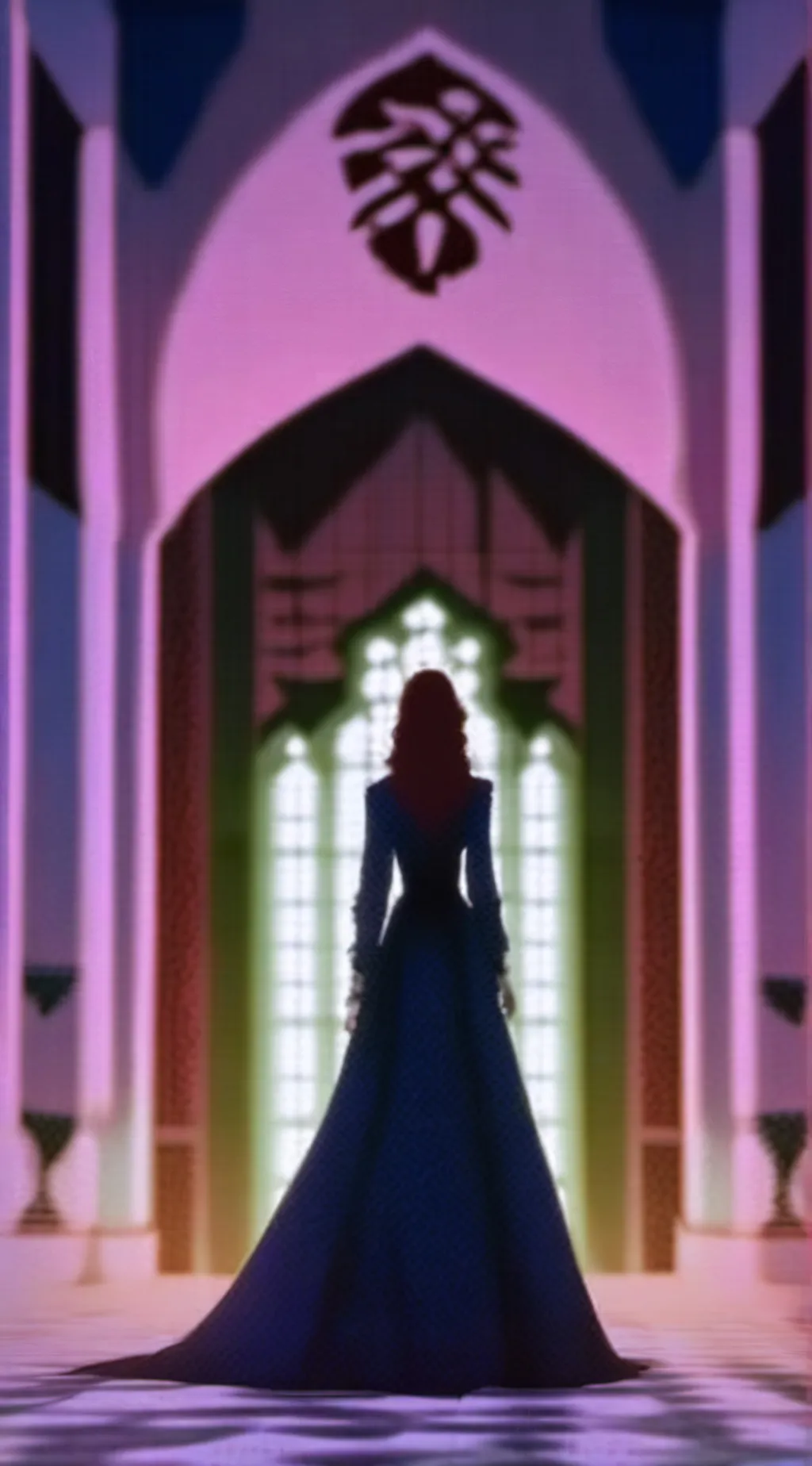ai character: The faceless lady background