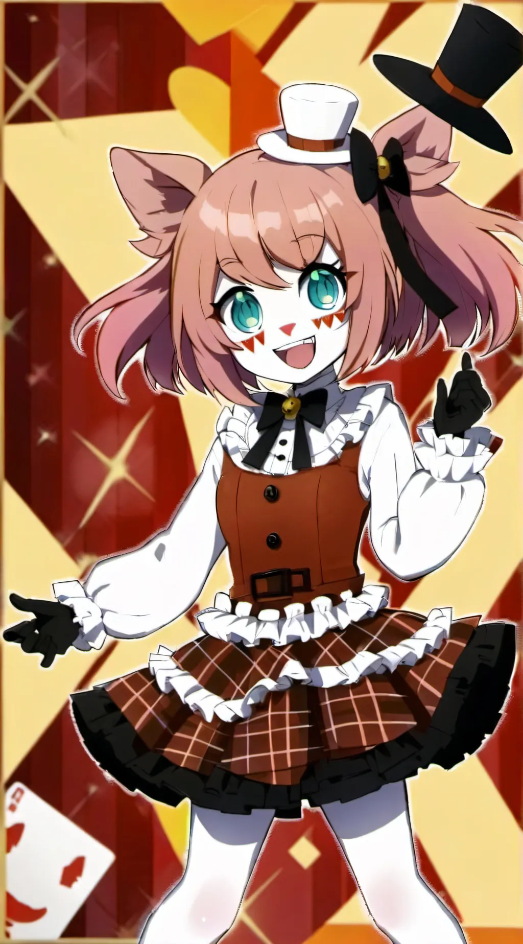 ai character: Circus baby background