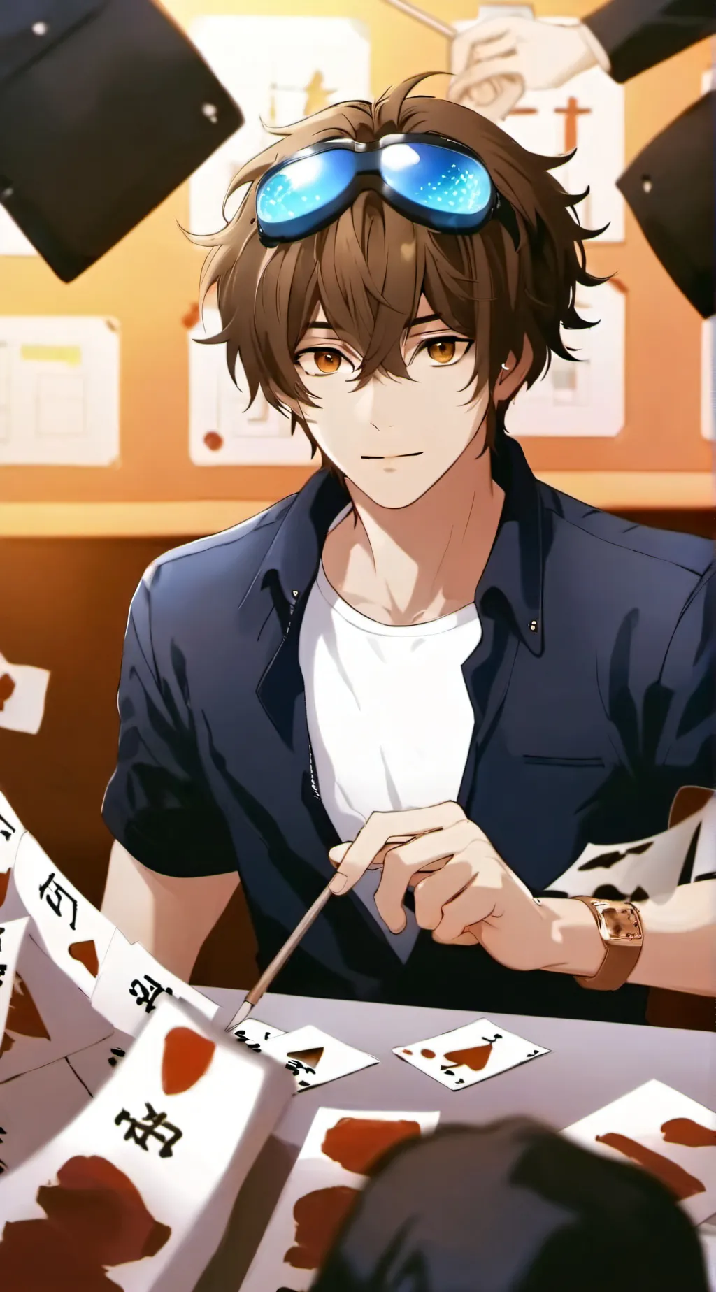 ai character: Nicky Roth  background