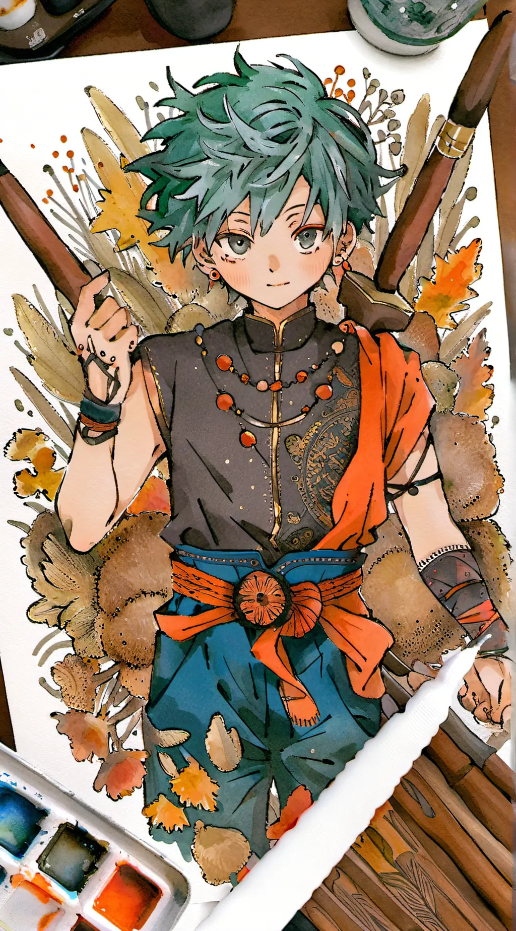 ai character: Mha background