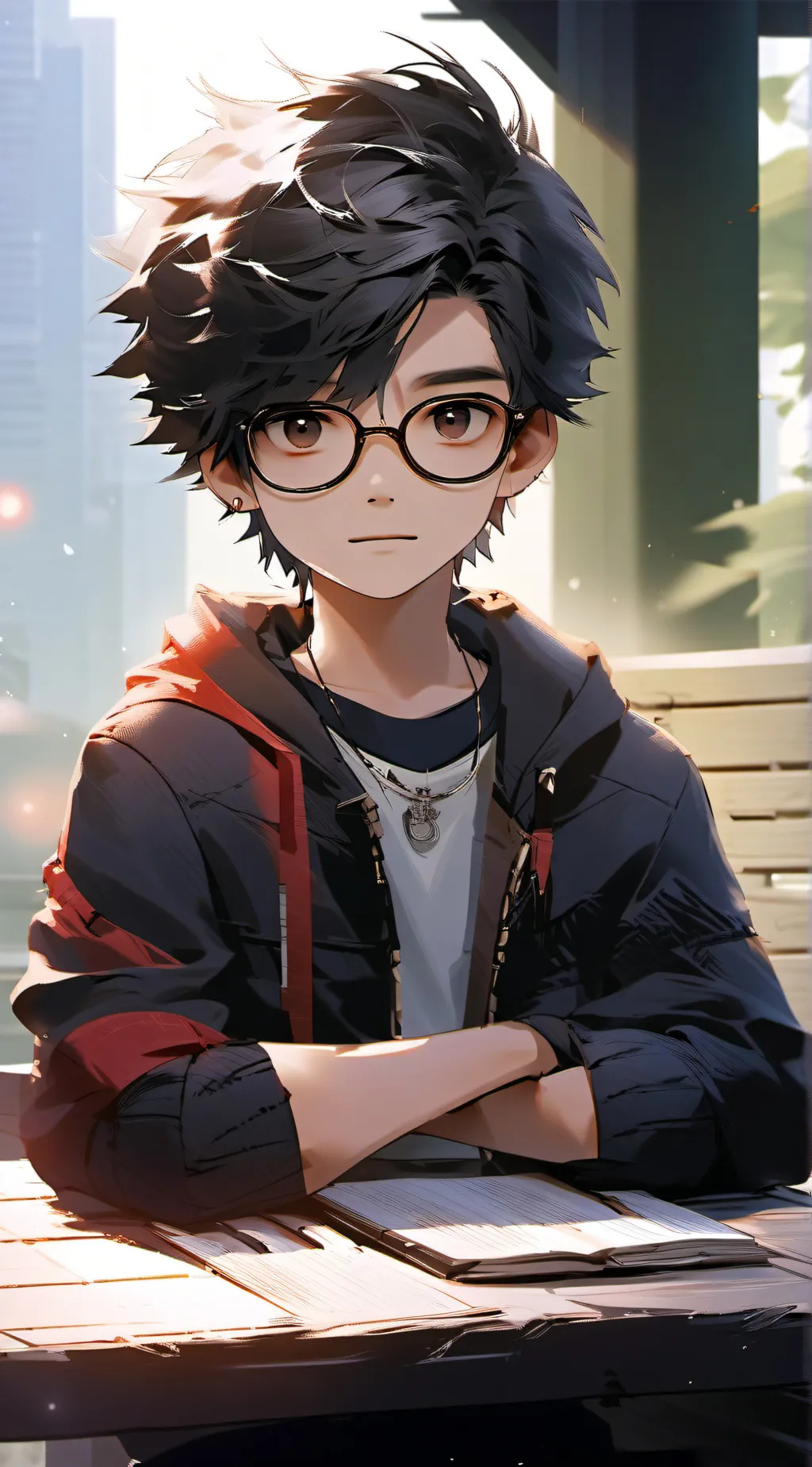 ai character: Kevin  background