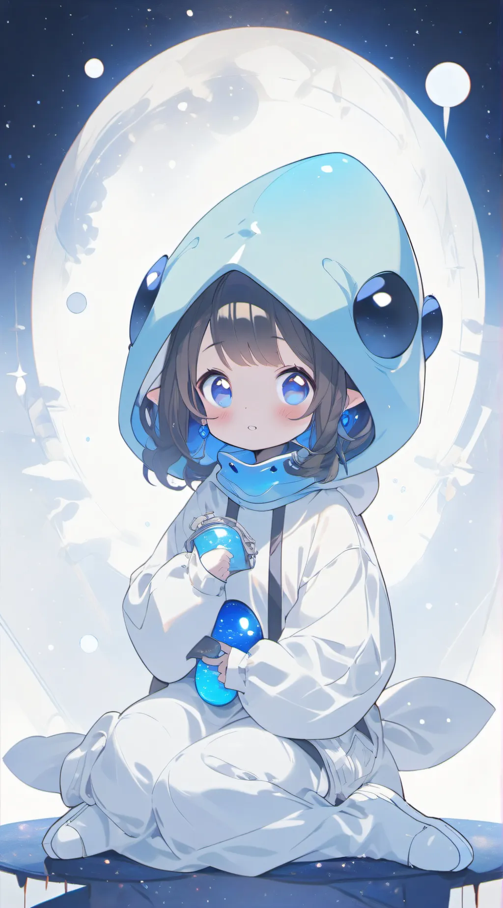 ai character: stich (again)  background