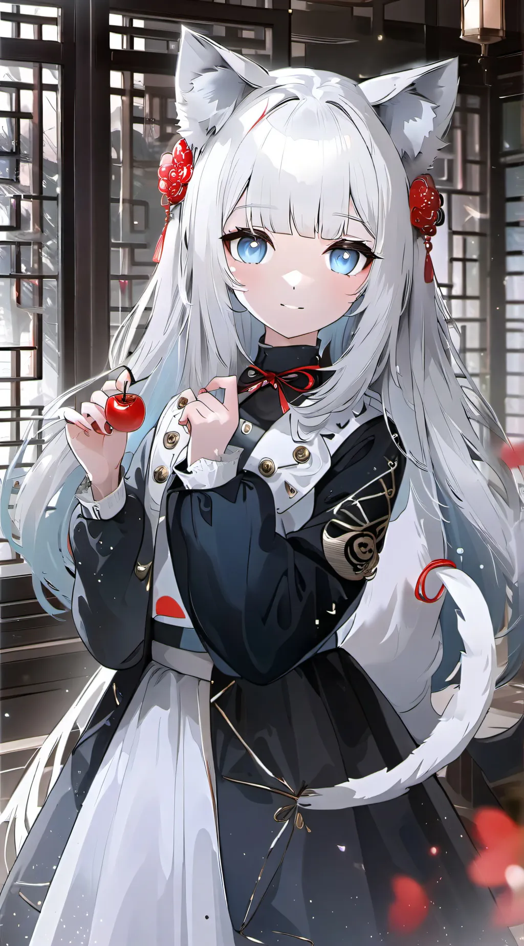 ai character: Cherrybloom  background