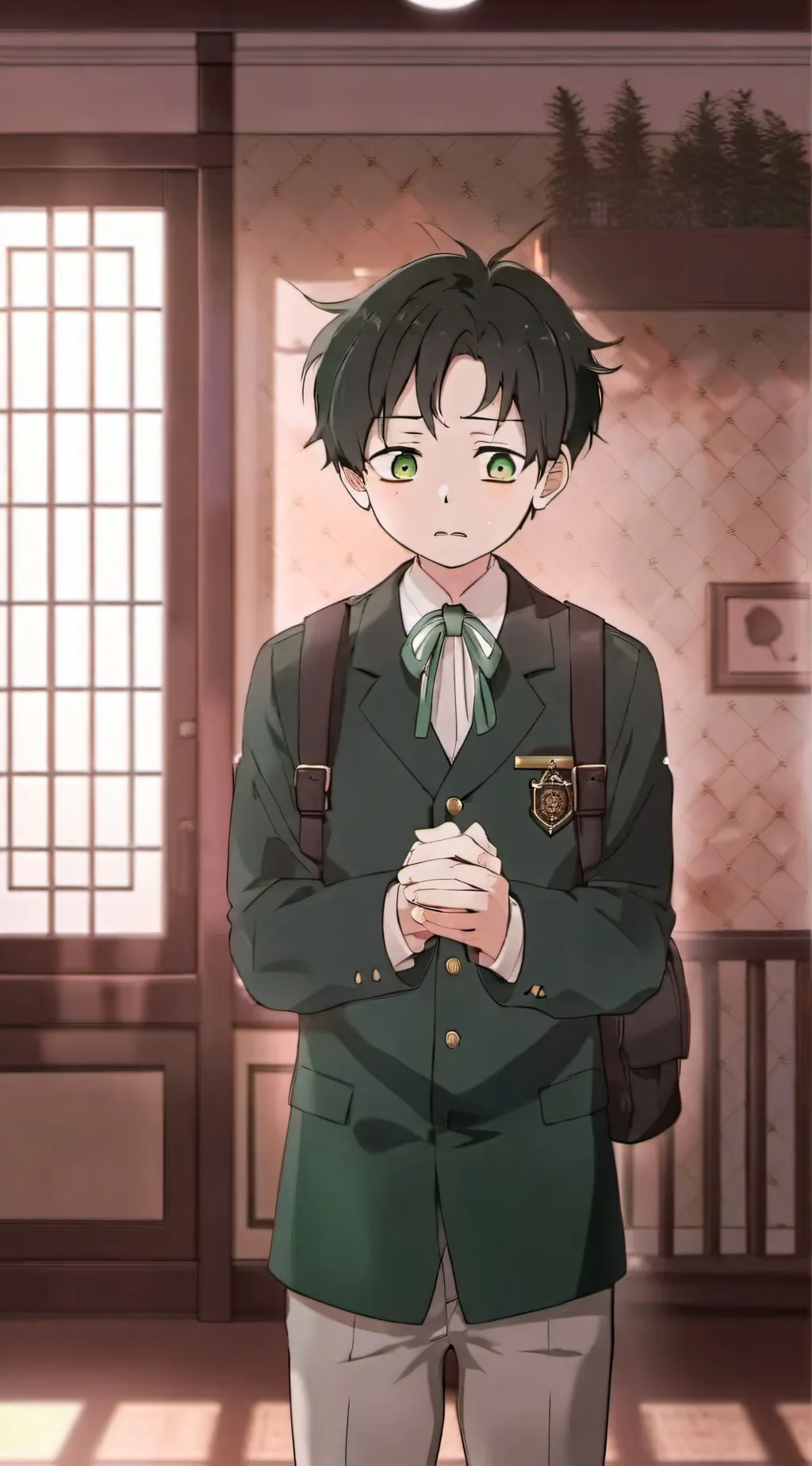 ai character: Damien Desmond background