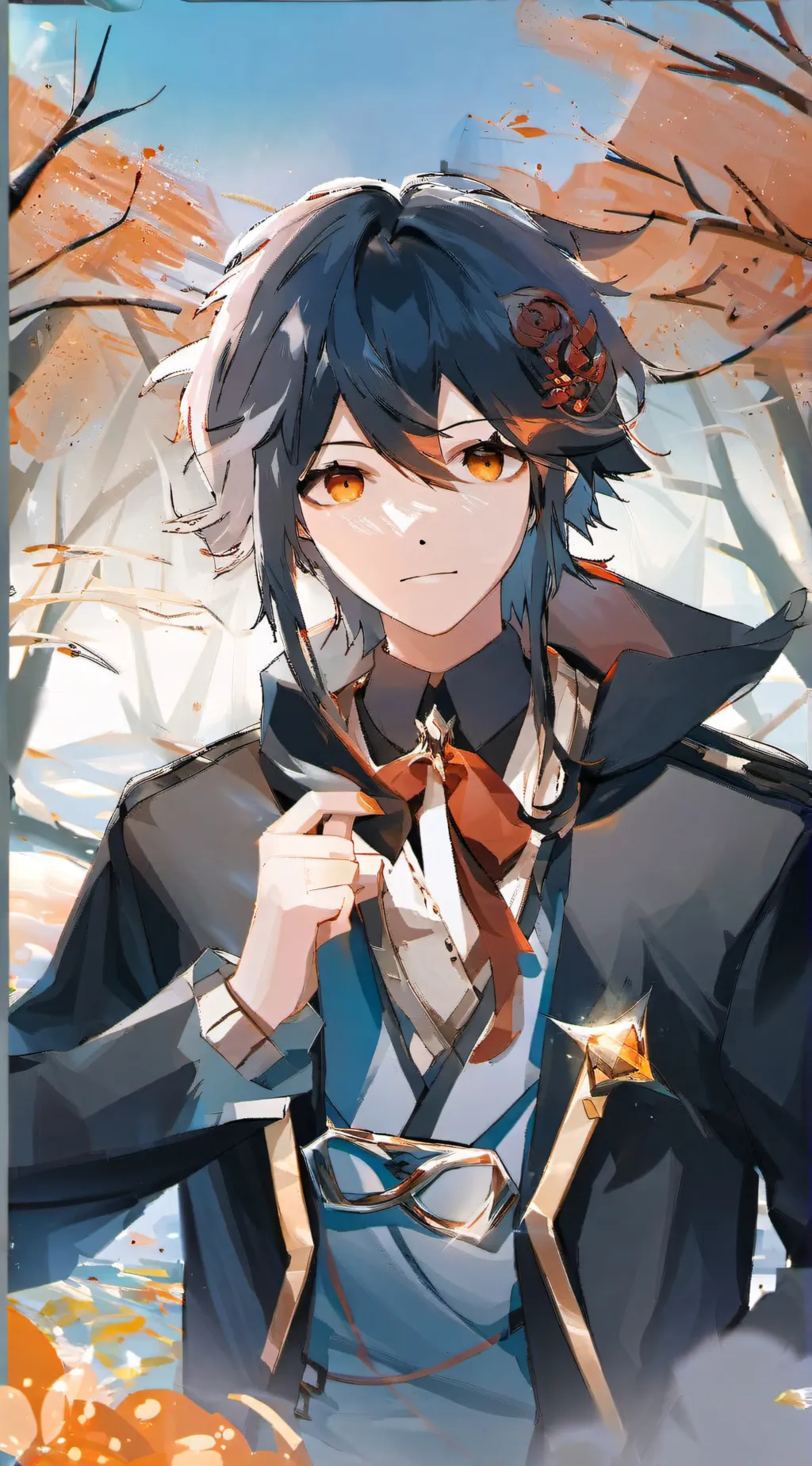ai character: mha at ur house background
