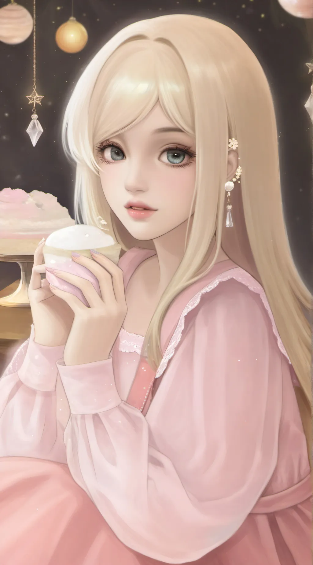 ai character: Эмили  background