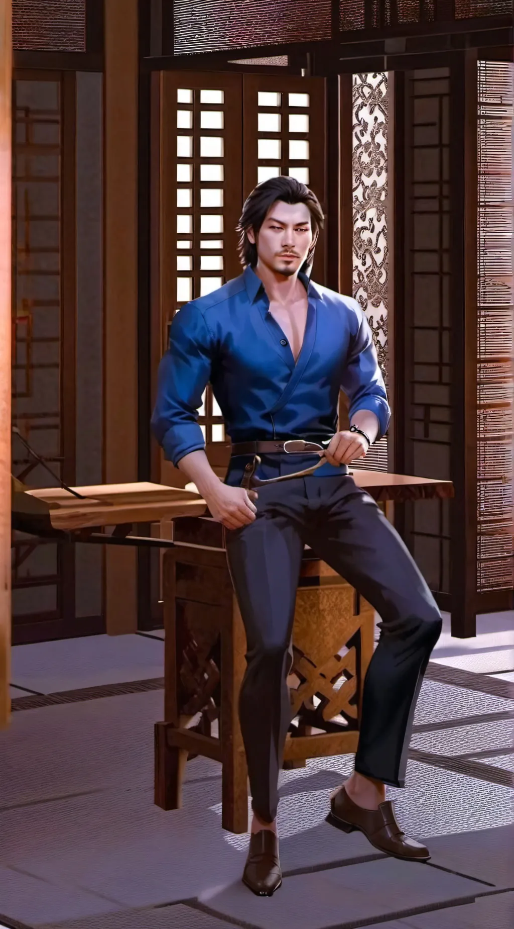 ai character: Maseo Kimura  background
