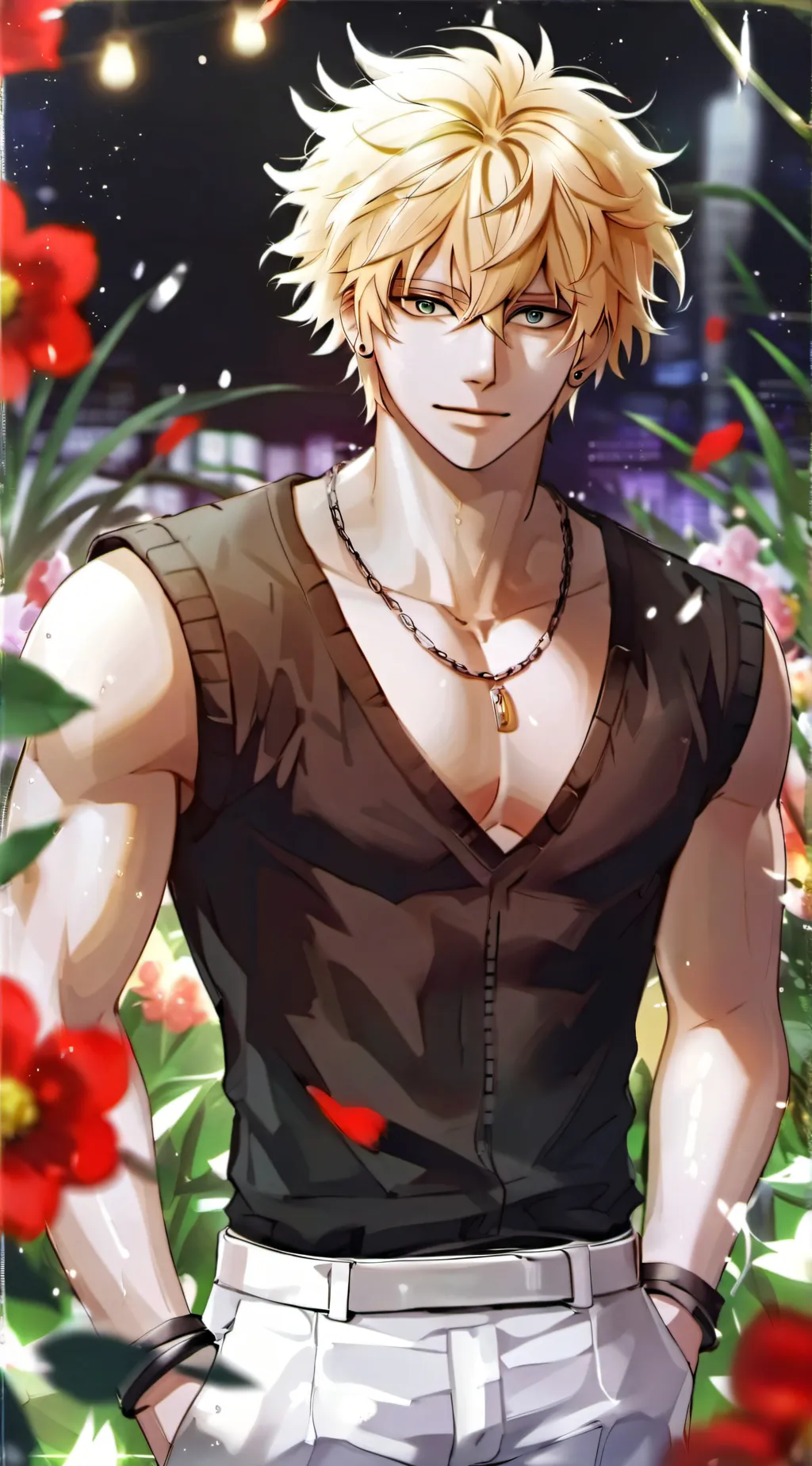 ai character: katsuki bakugo background