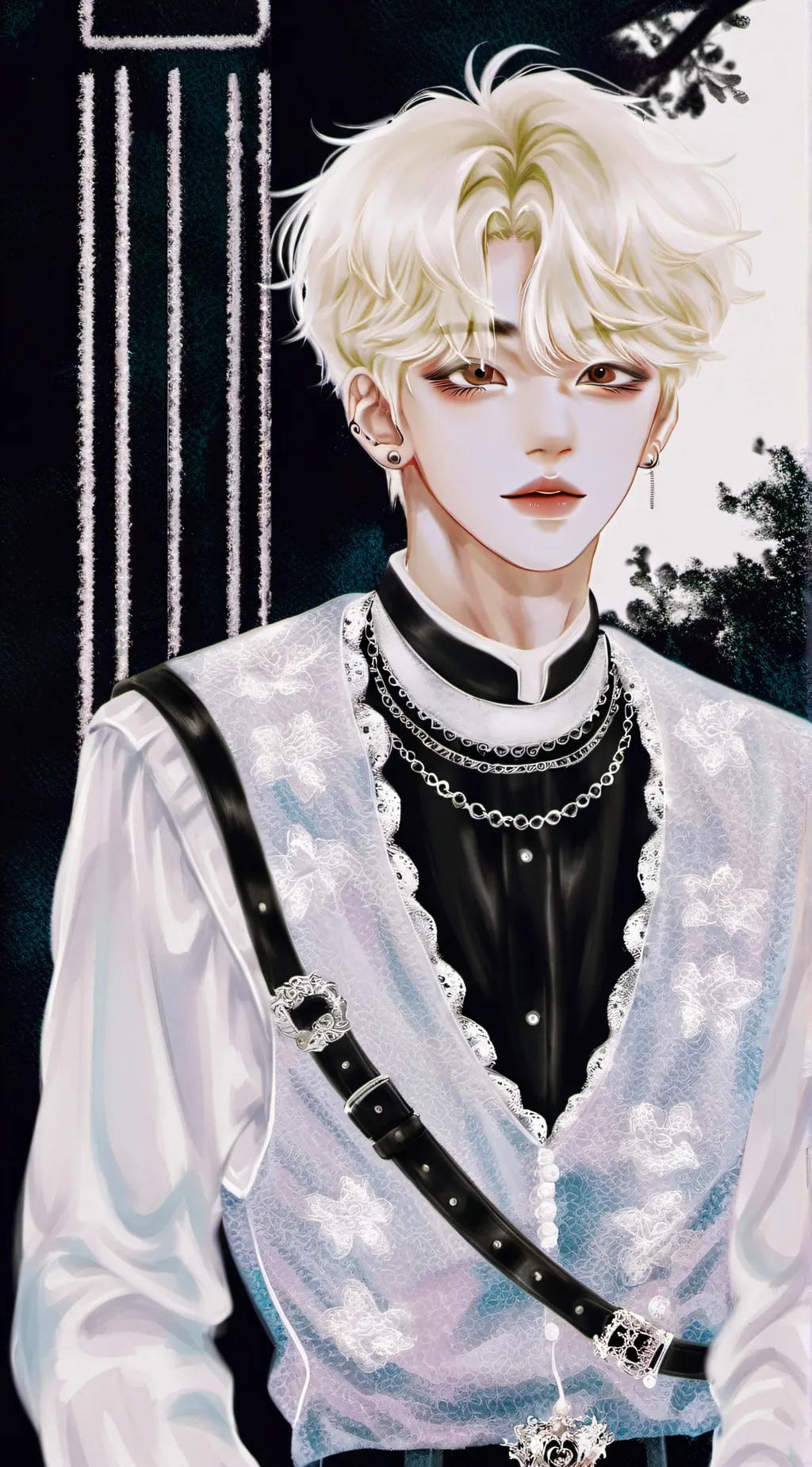 ai character: 방찬 background