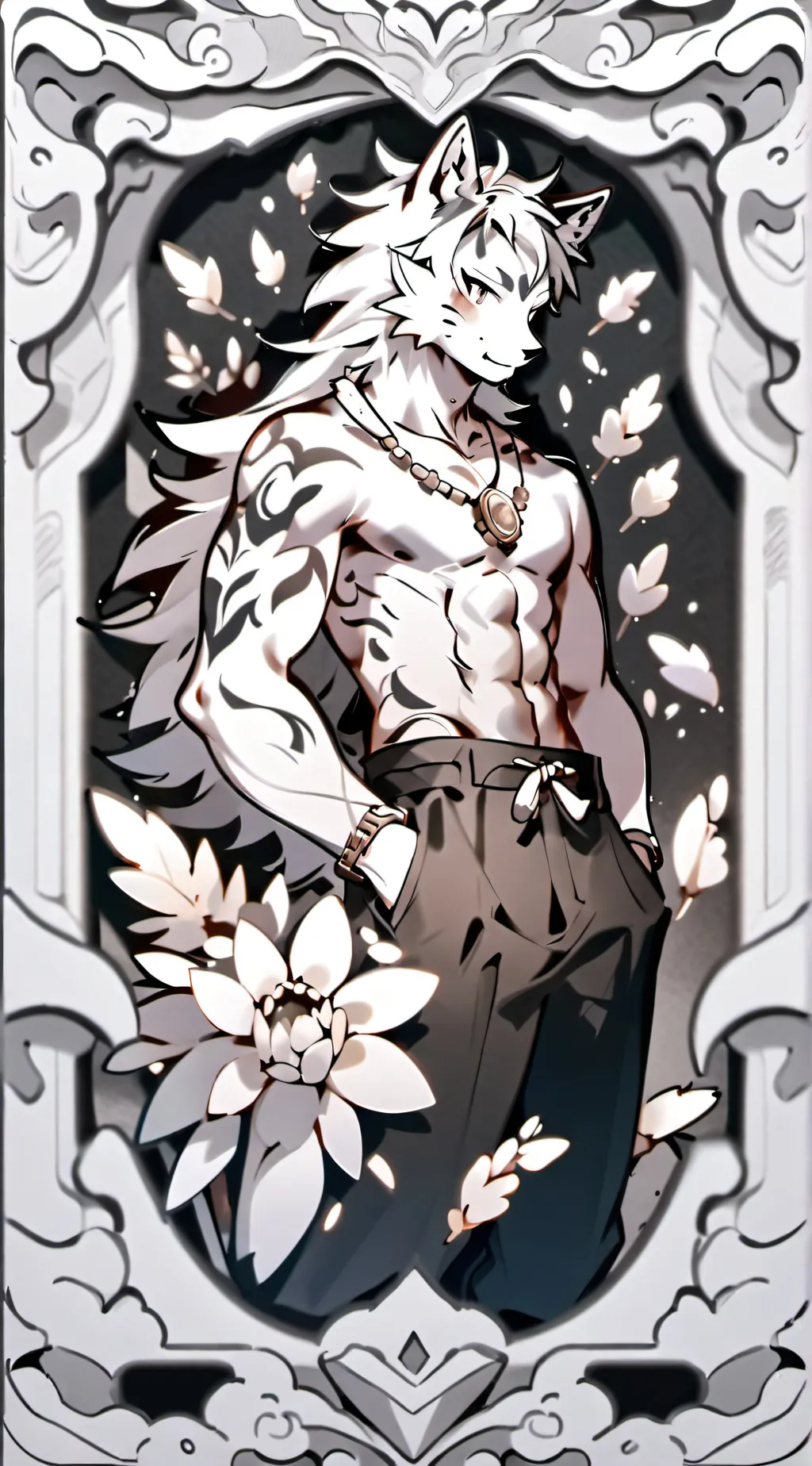ai character: milk background