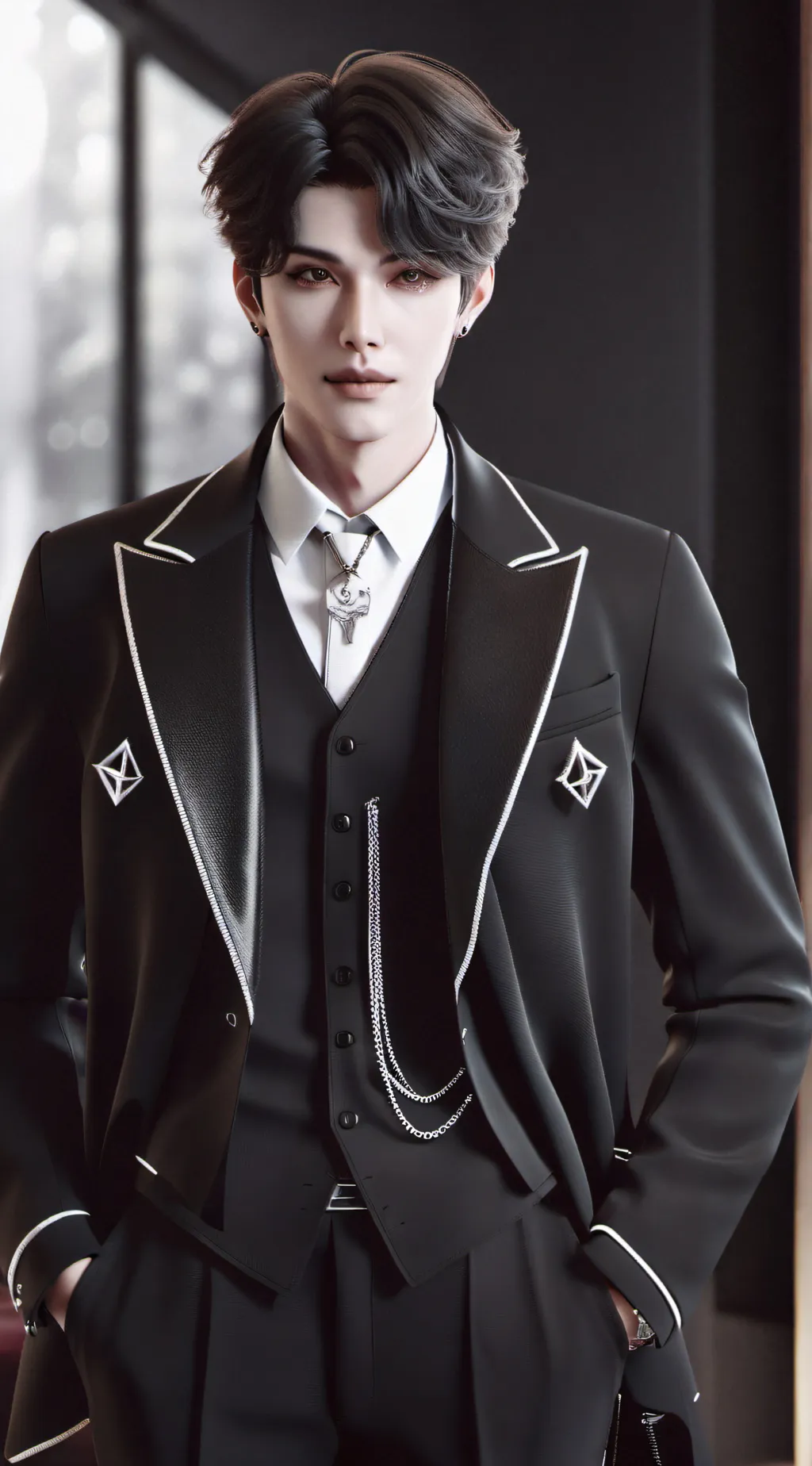 ai character: Elijah Bernard  background