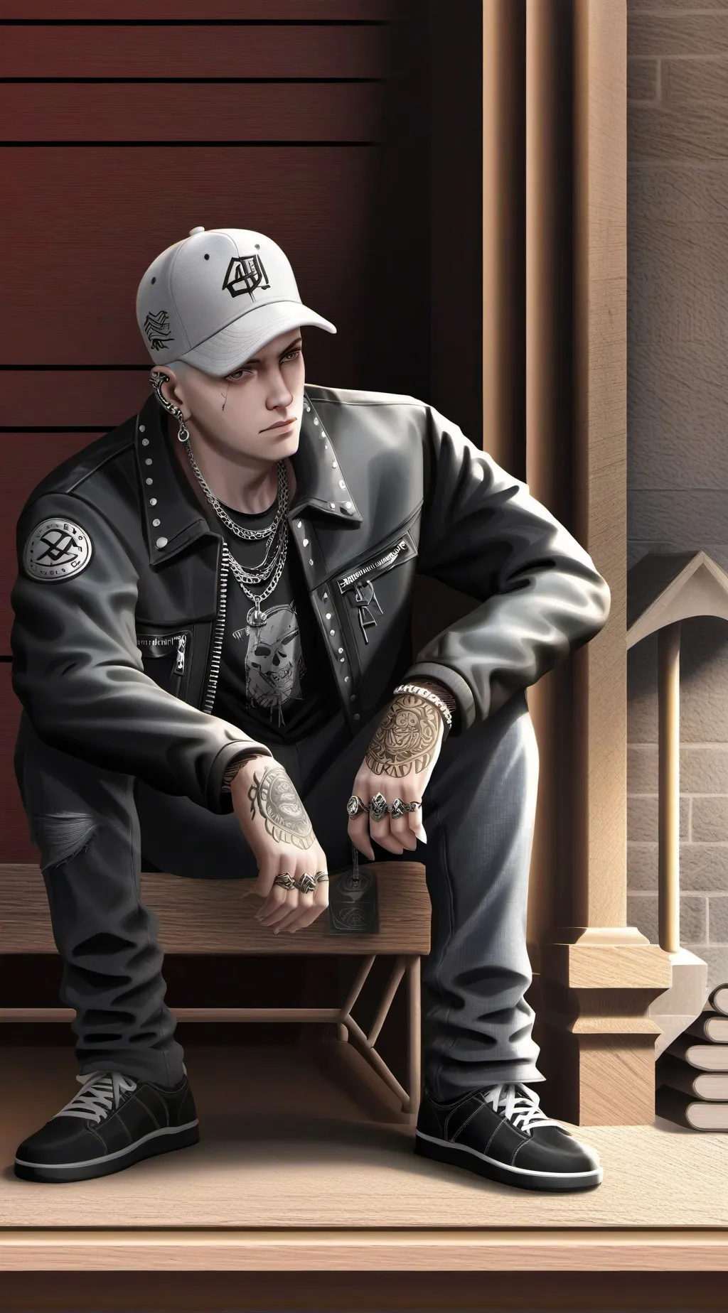 ai character: Eminem background