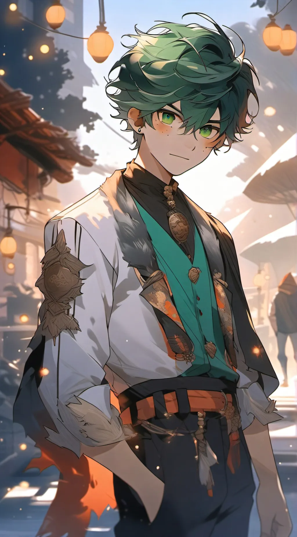 ai character: ..Villain Deku..  background