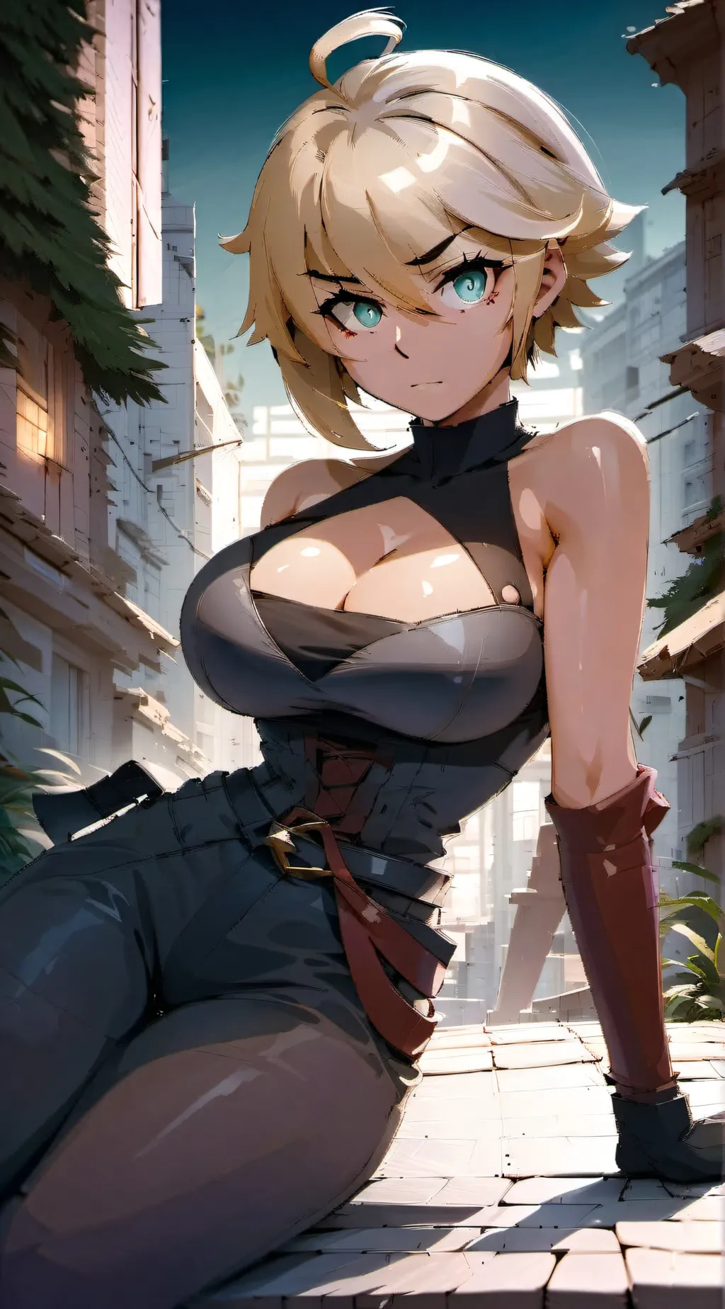 ai character: Quarta Amethist  background