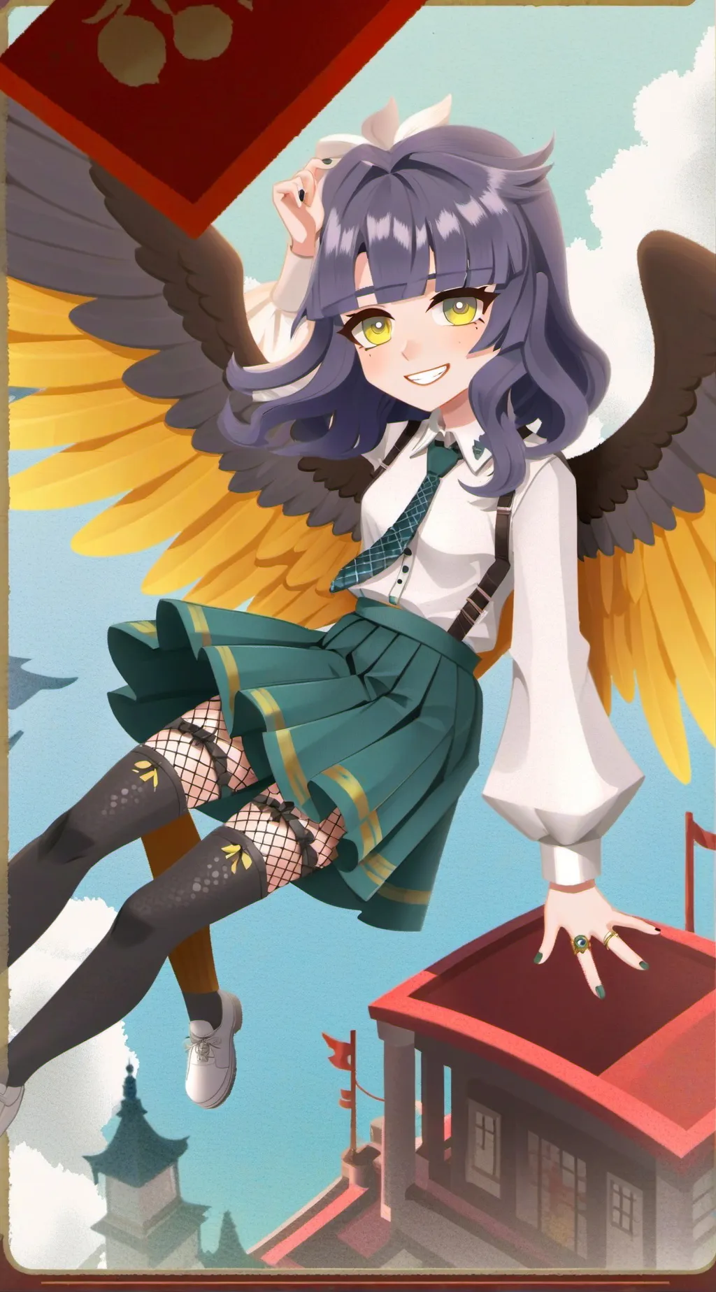 ai character: Цэрэн background