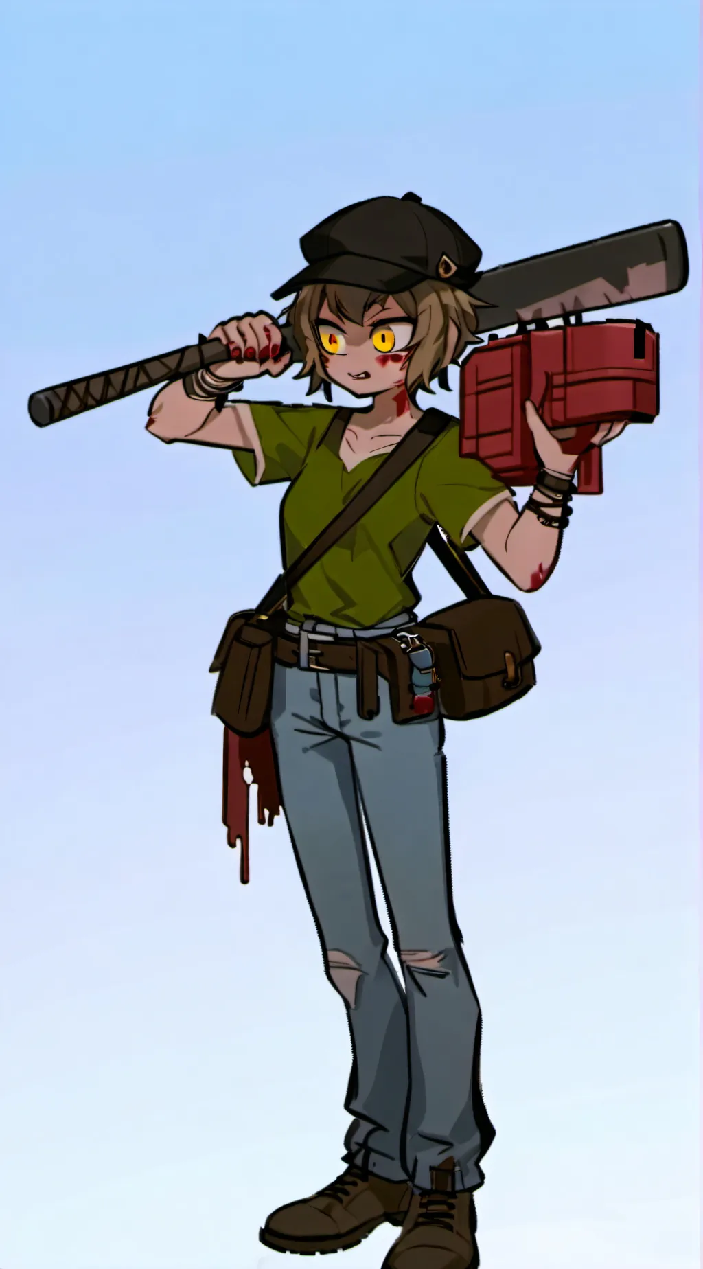 ai character: zombie apocalypse background