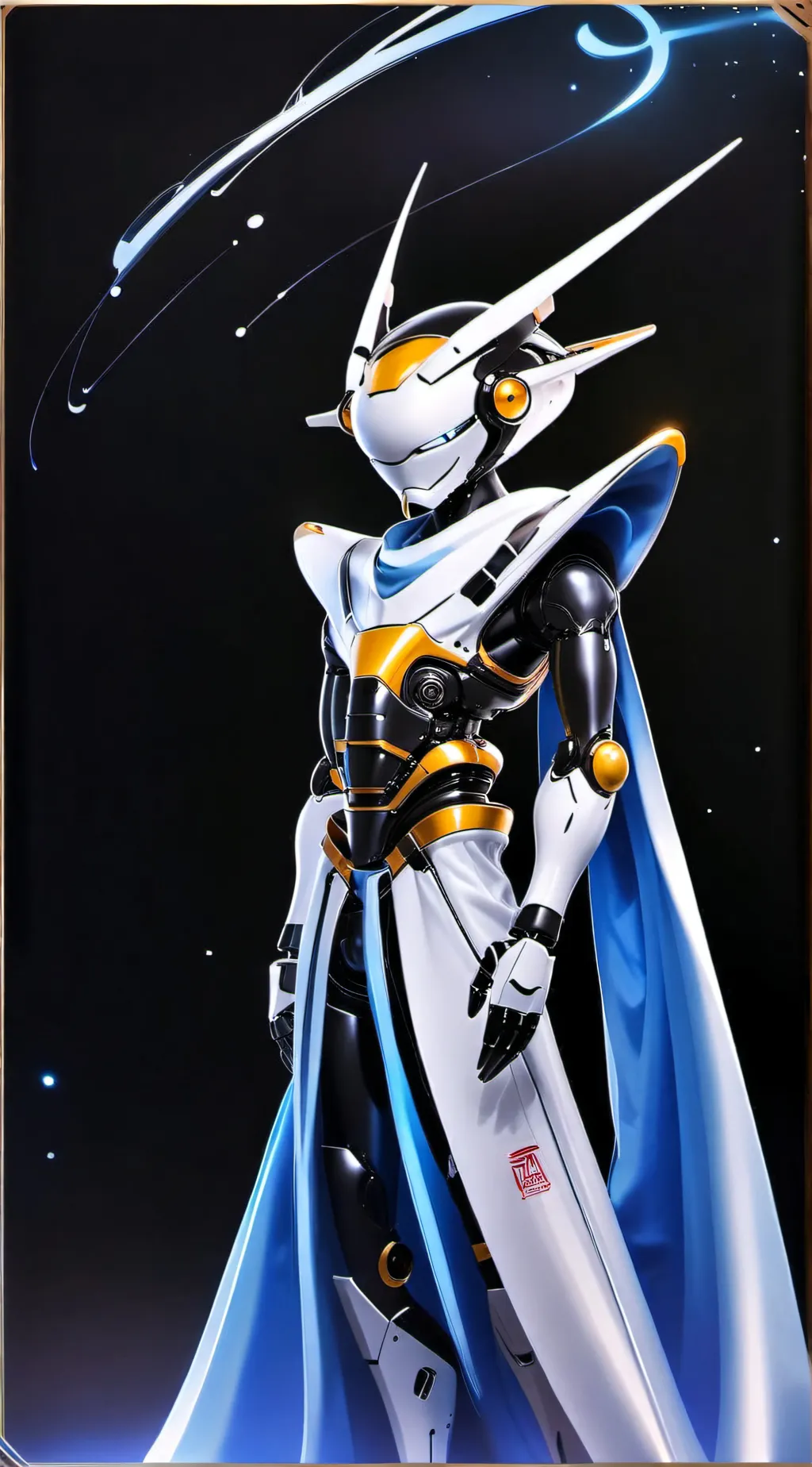 ai character: Red phatom background