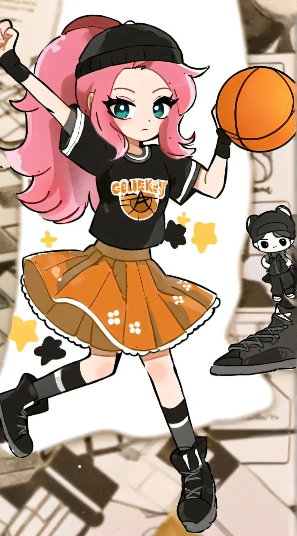 ai character: human dandy world background