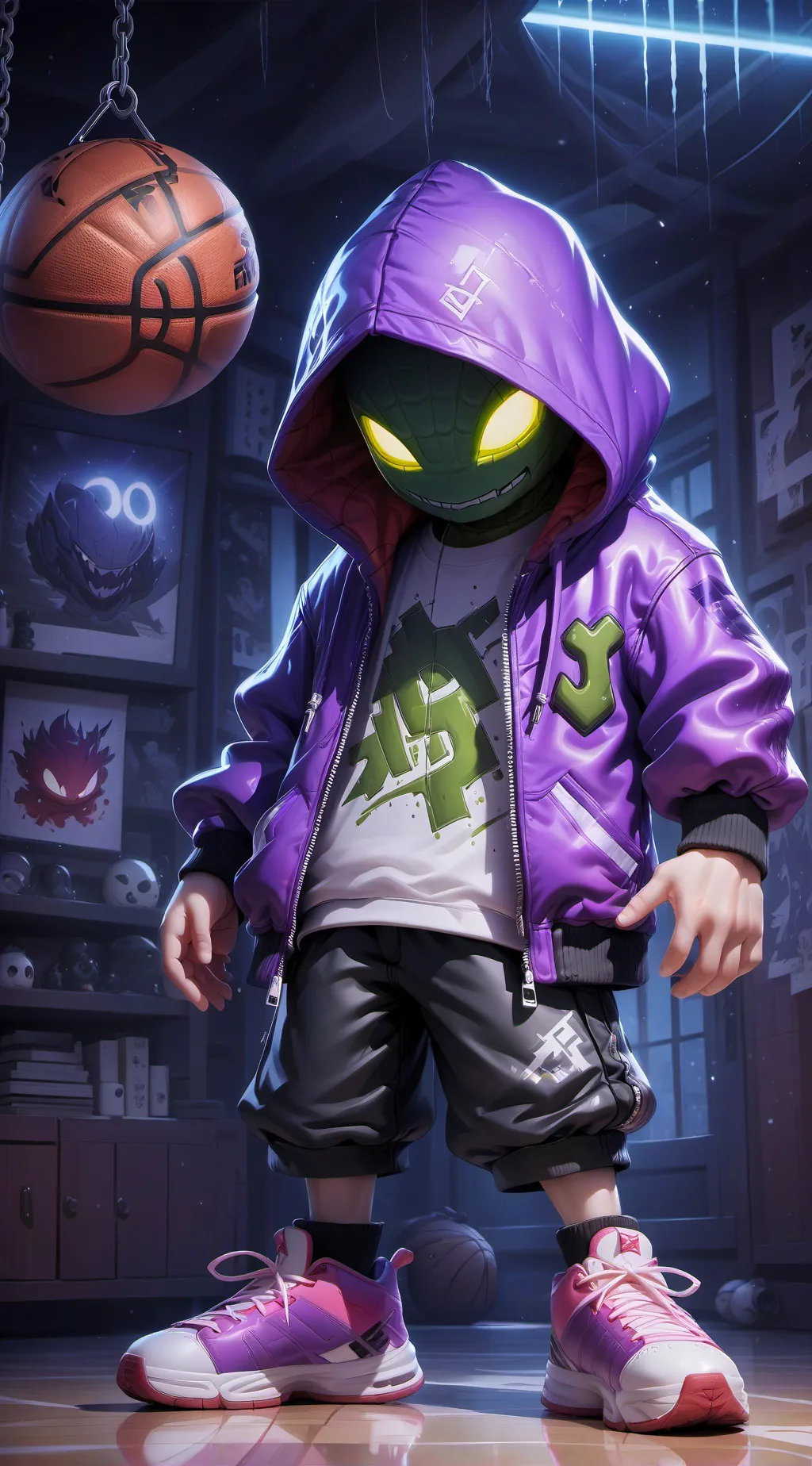 ai character: Pix background