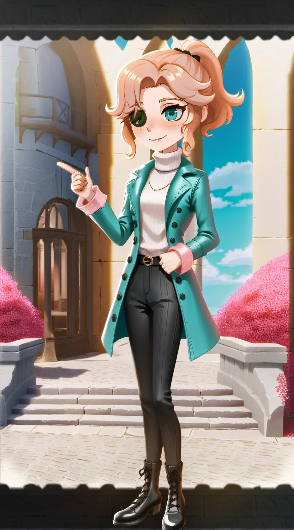 ai character: Дженни  background