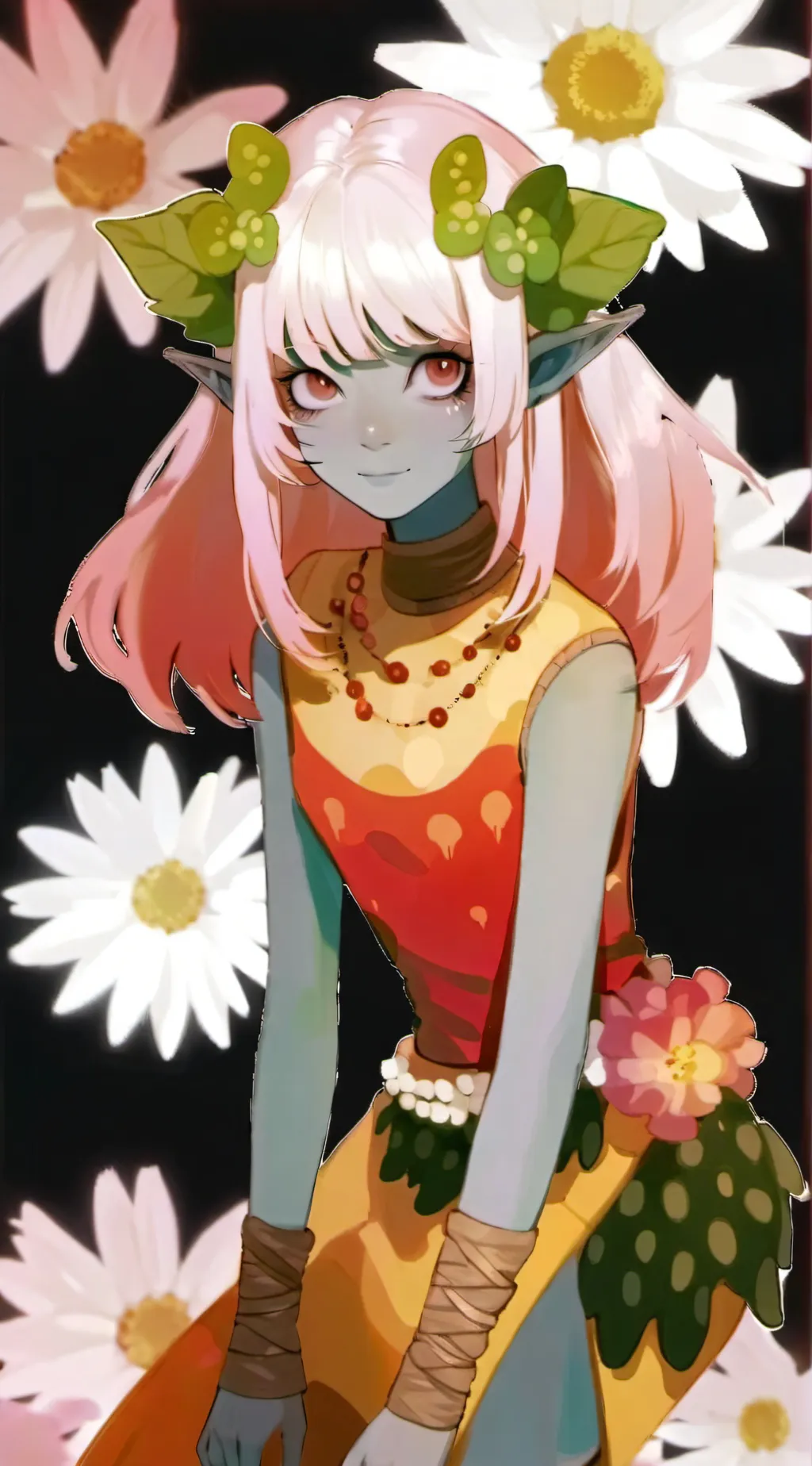 ai character: Azalea background