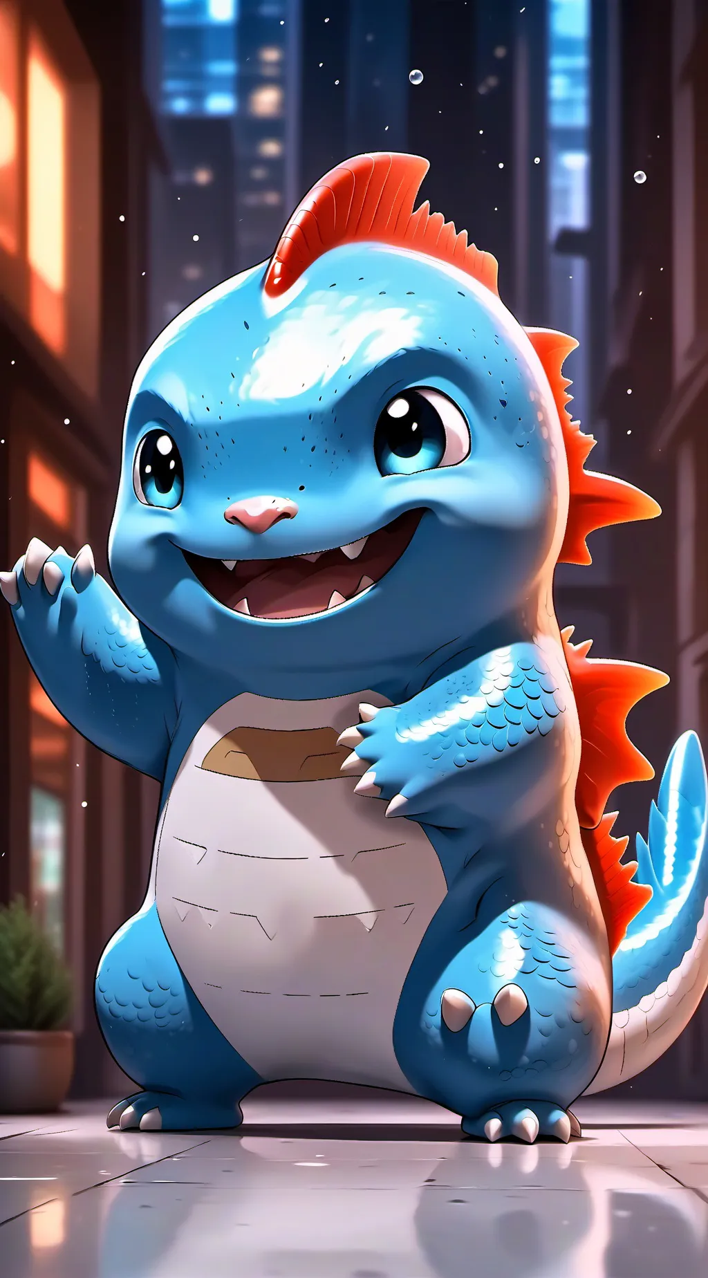 ai character: blub blub background