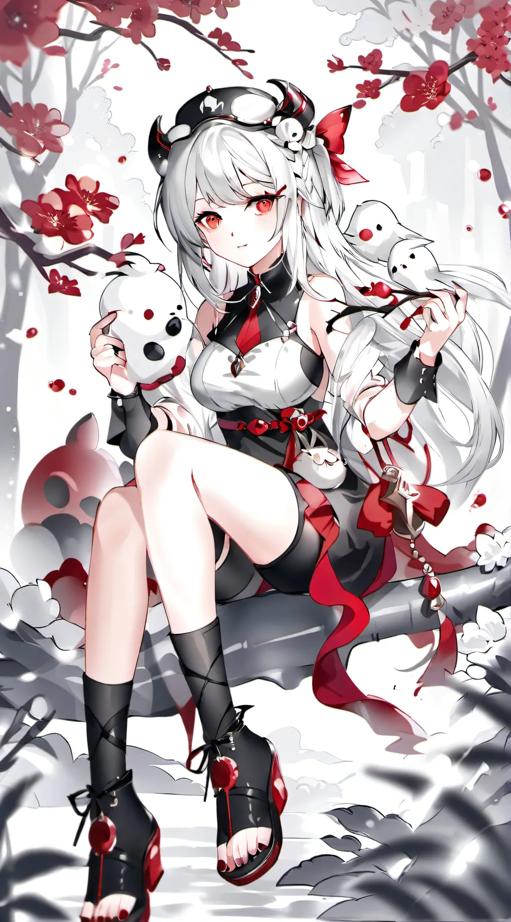 ai character: Luna background