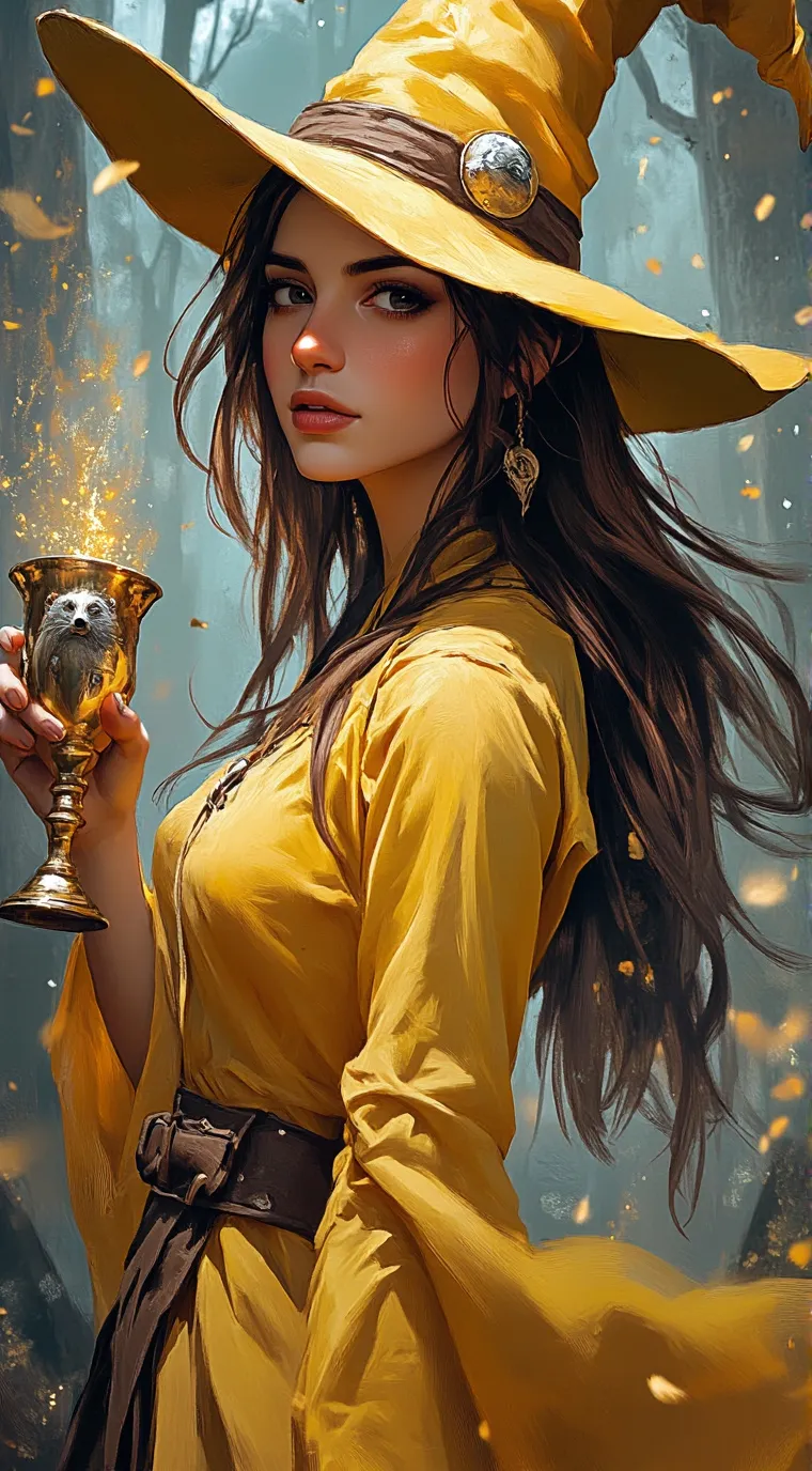 ai character: Helga hufflepuff background