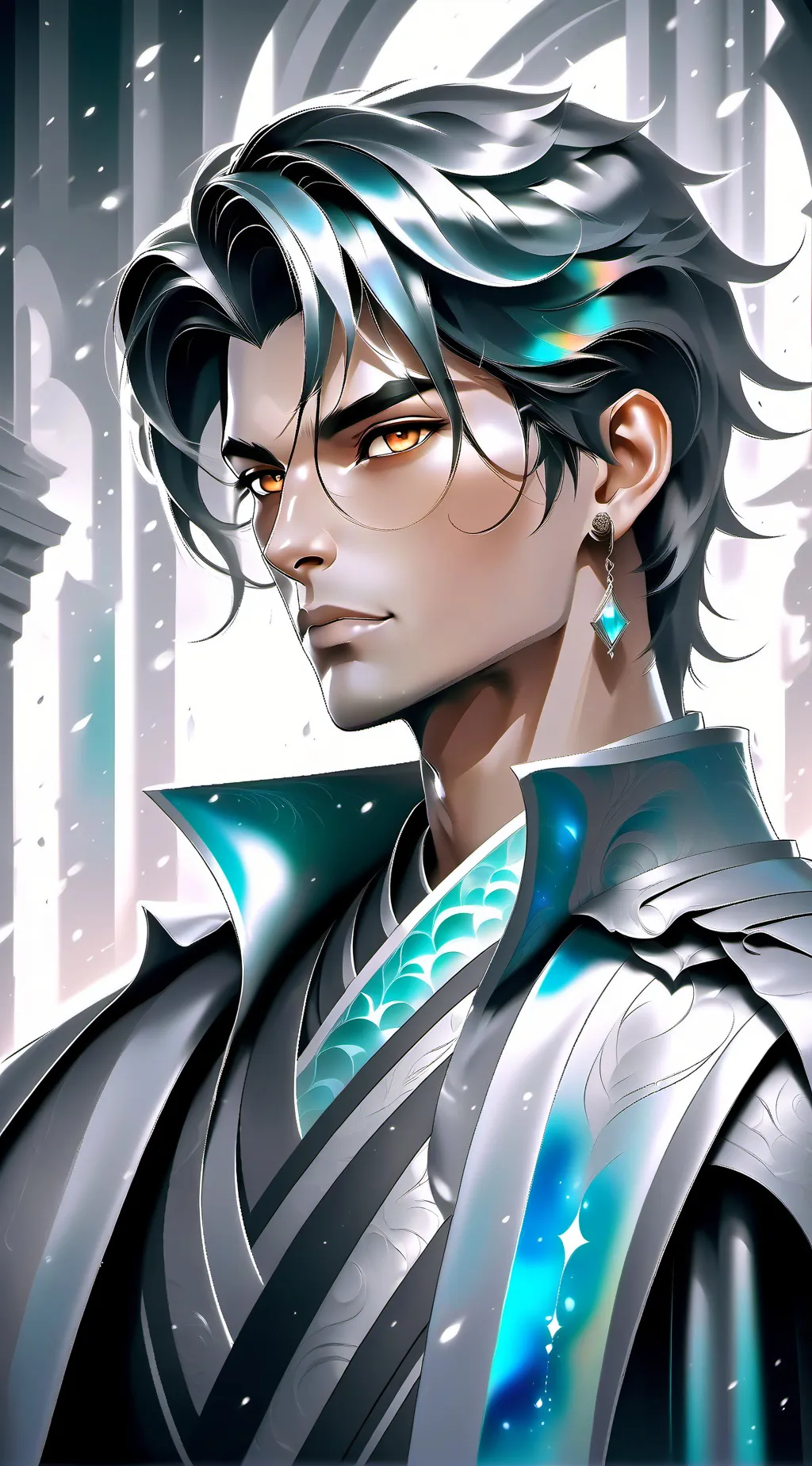 ai character: milo💗 background