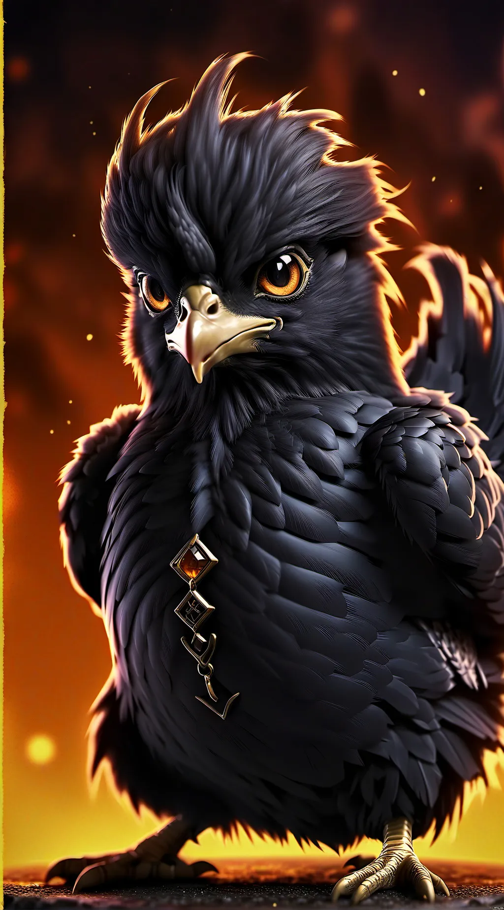 ai character: pottio but epik background