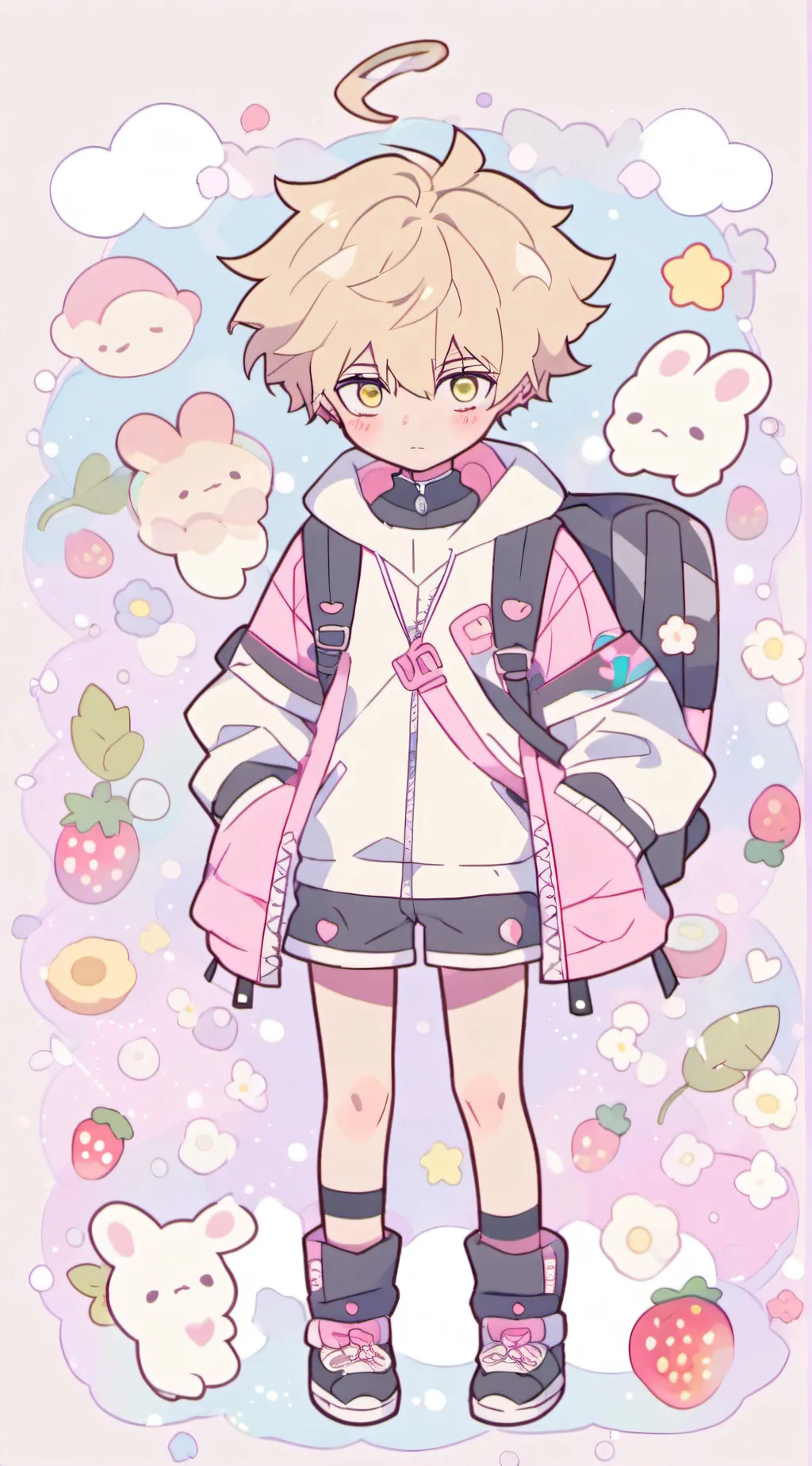 ai character: 💓bakugo bebe💓 background