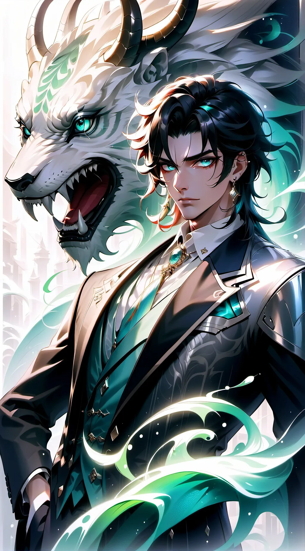 ai character: Liam  background