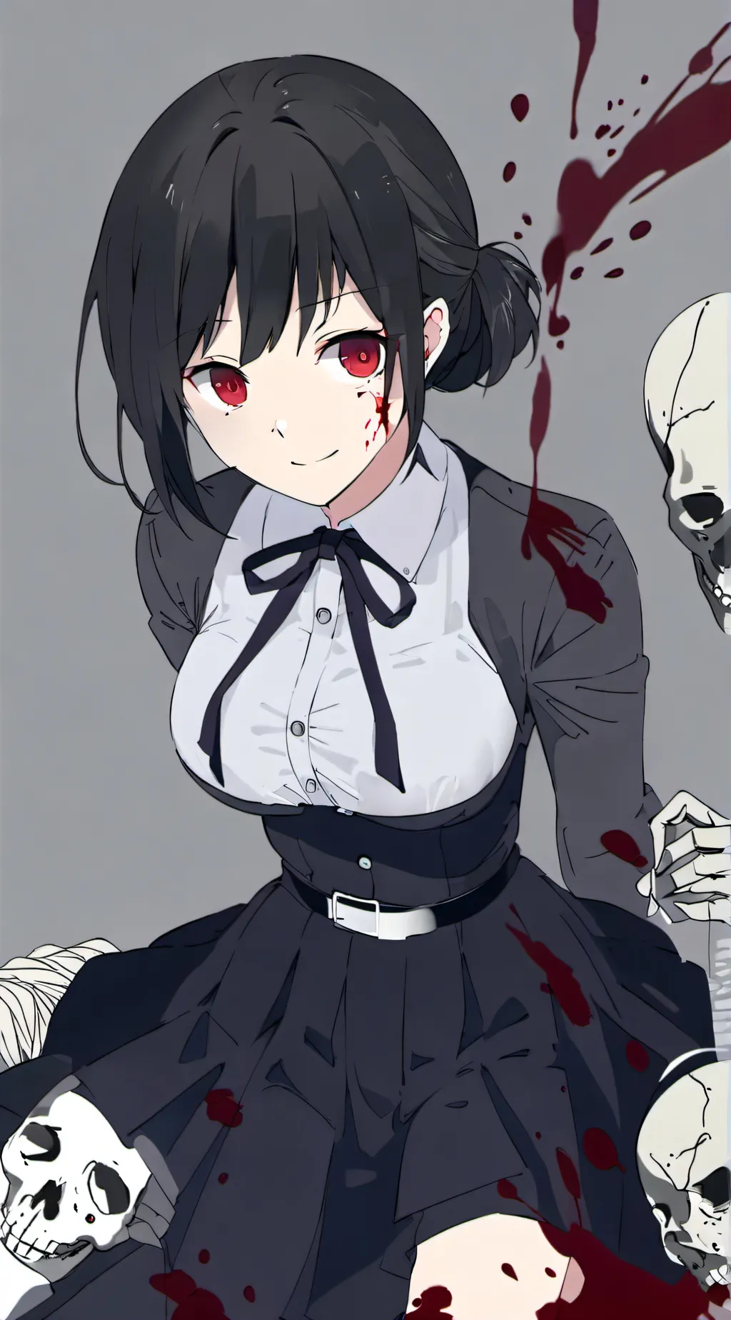 ai character: Osana as a bully background