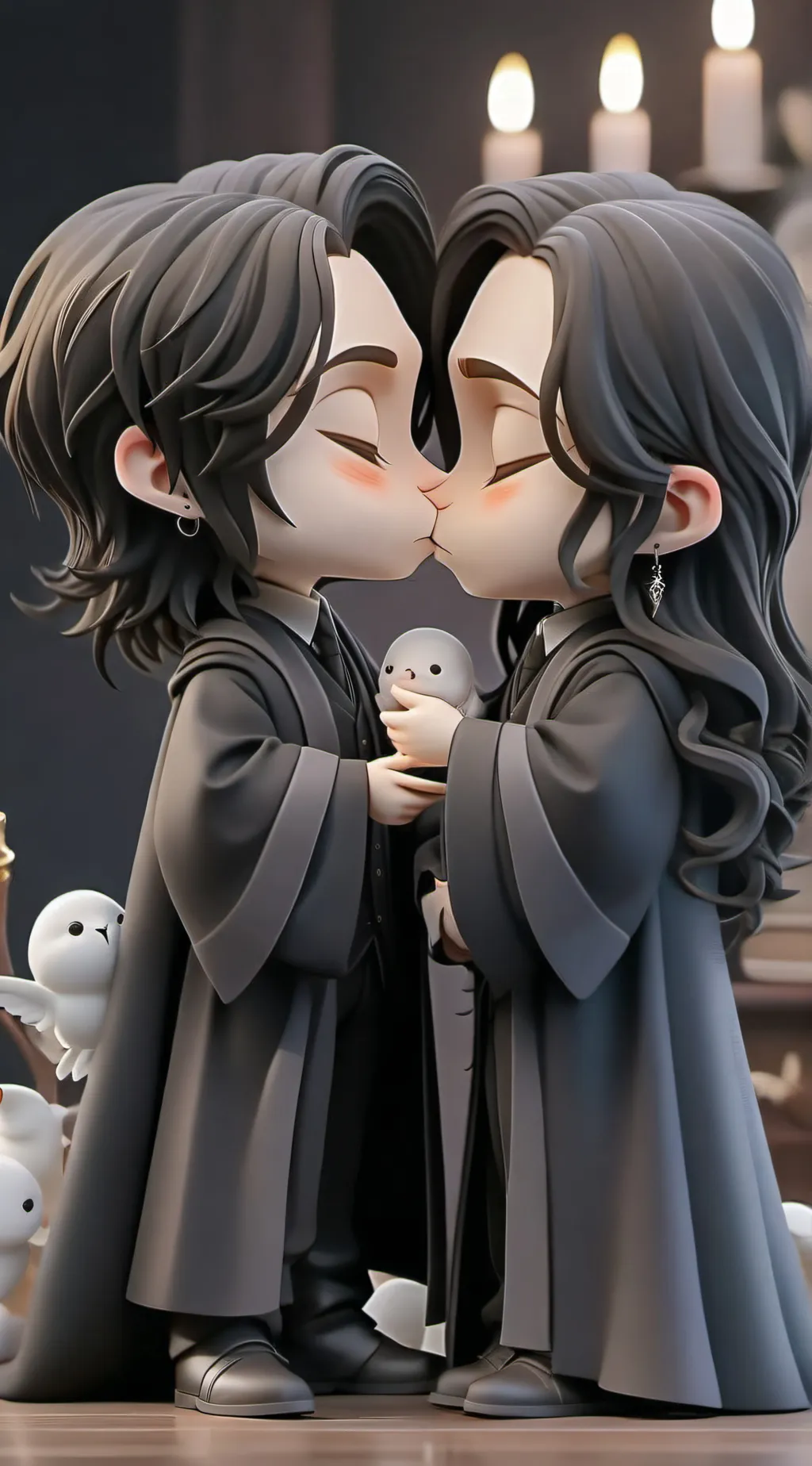 ai character: Severus x Harry 6  background