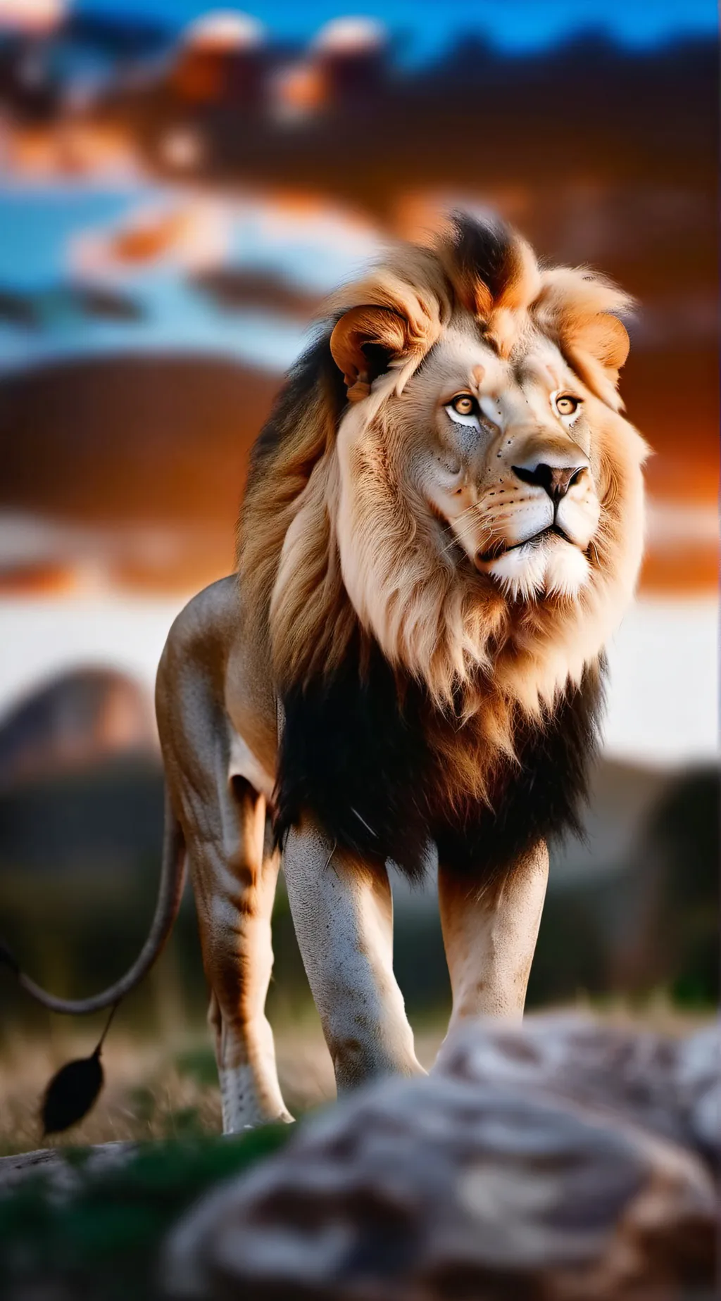 ai character: Mha x lion guard background