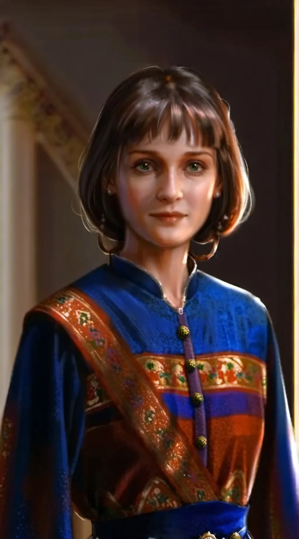 ai character: Matilda  background