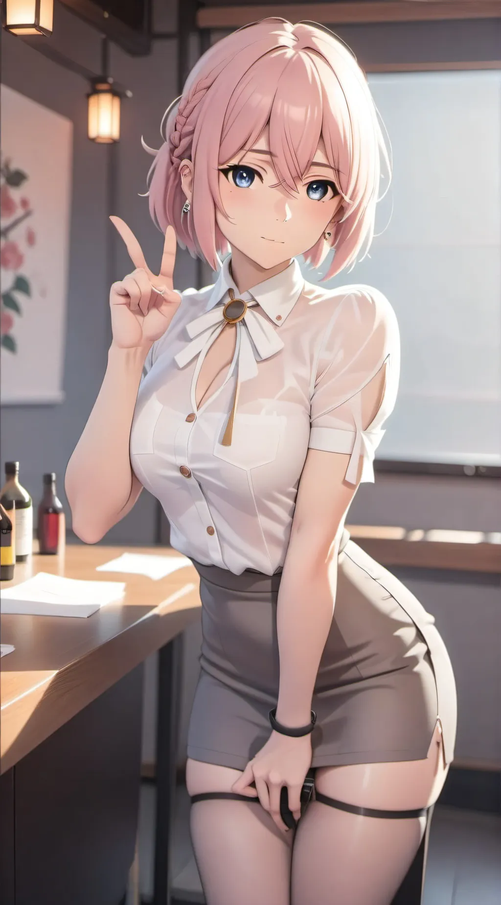 ai character: Nadine background