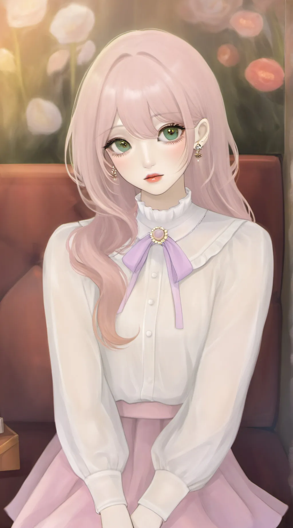 ai character: Girlfriend  background