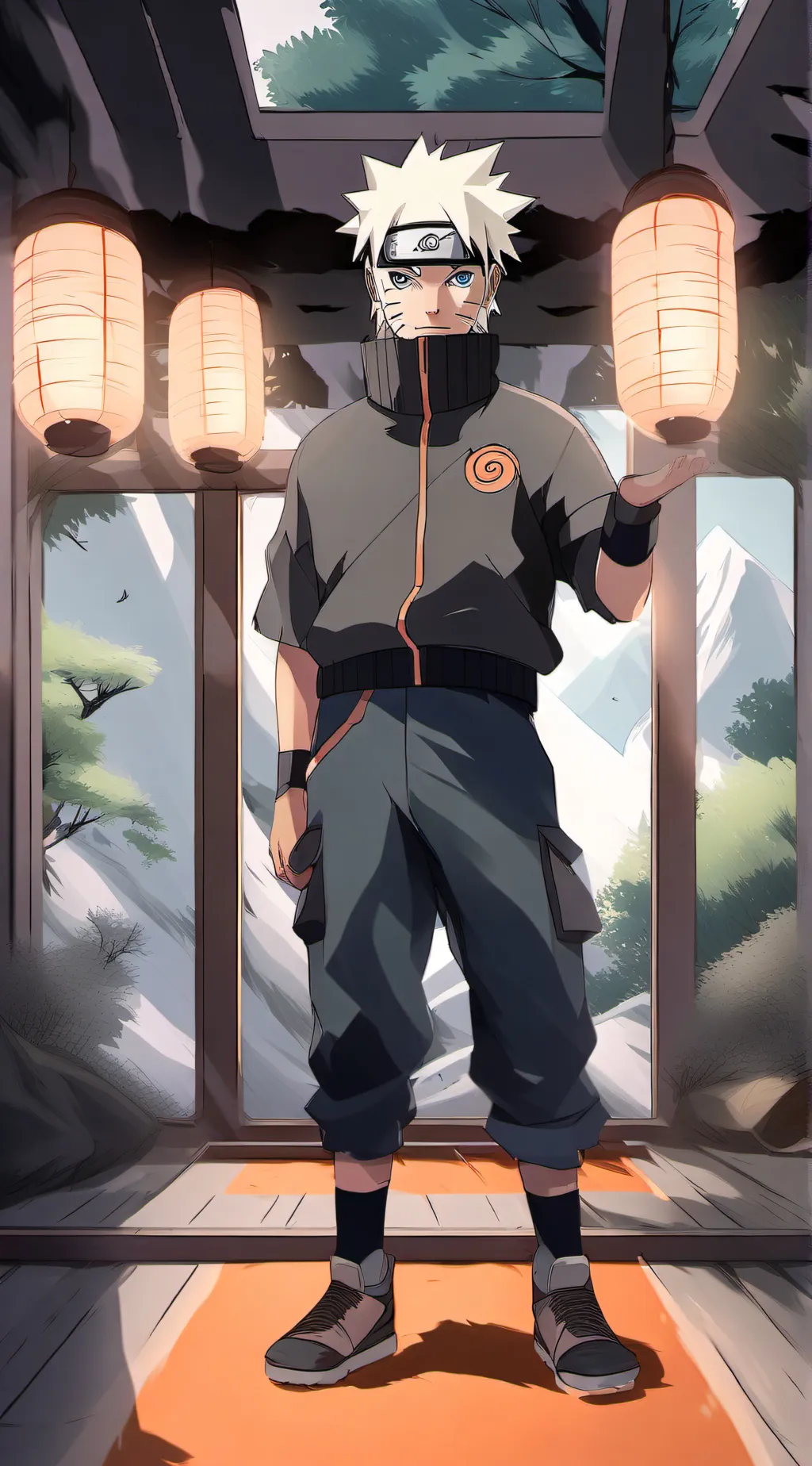 ai character: Naruto background