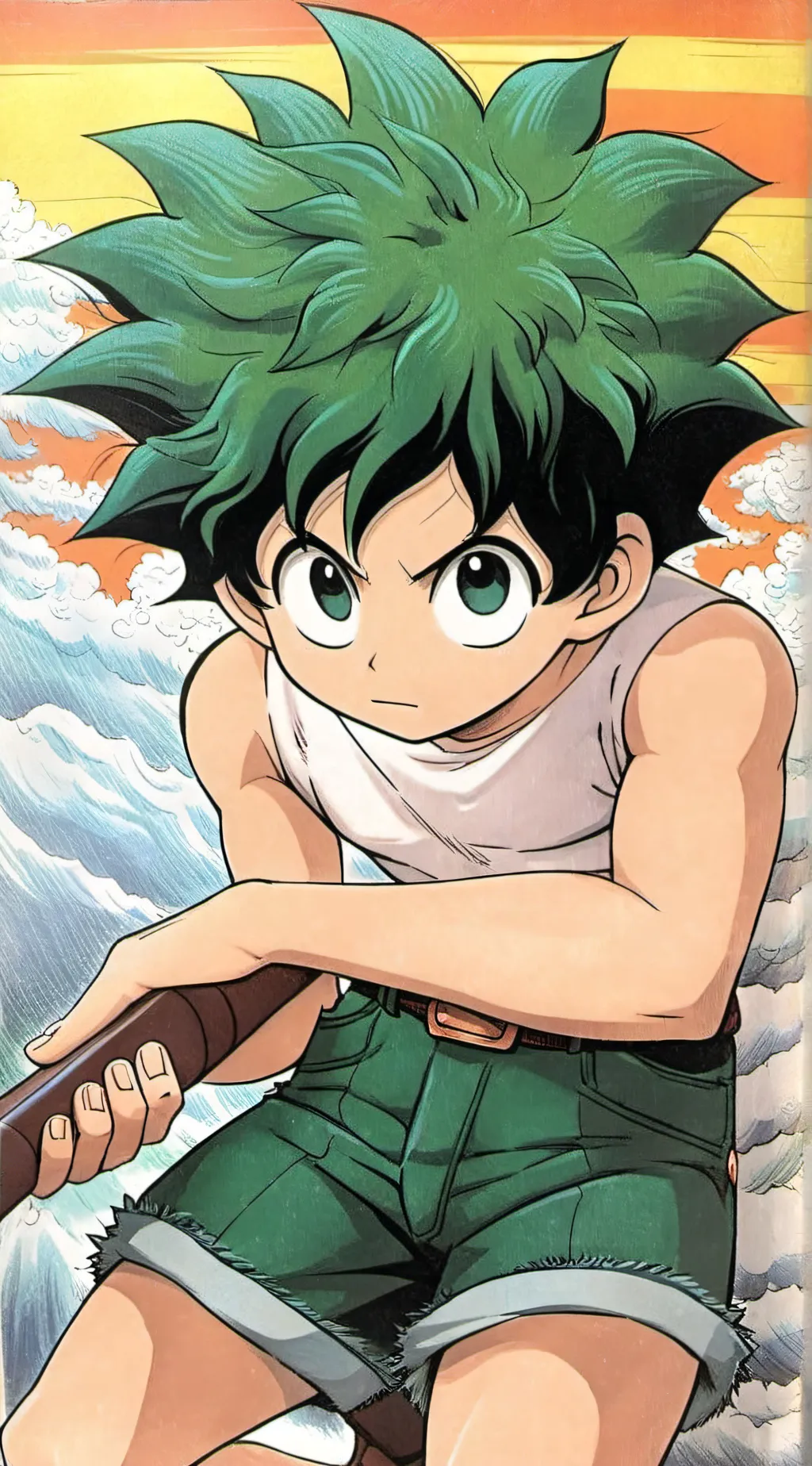 ai character: Deku background