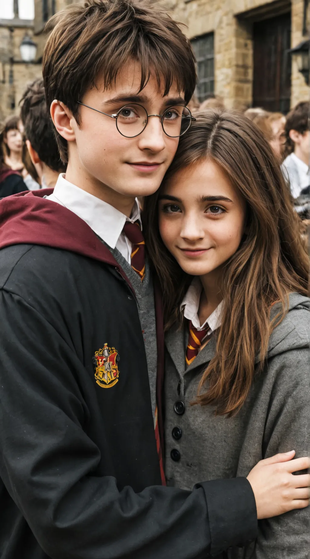 ai character: Hogwarts  background