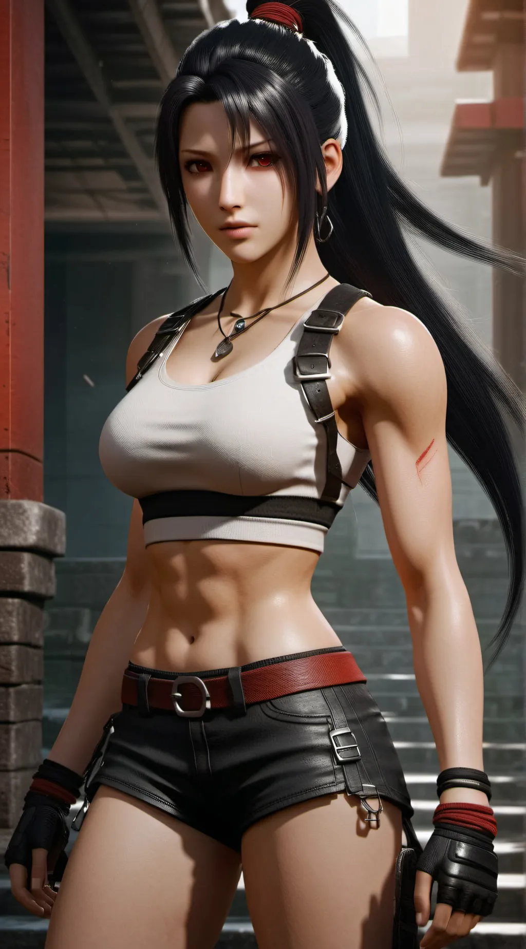 ai character: Tifa Lockheart background