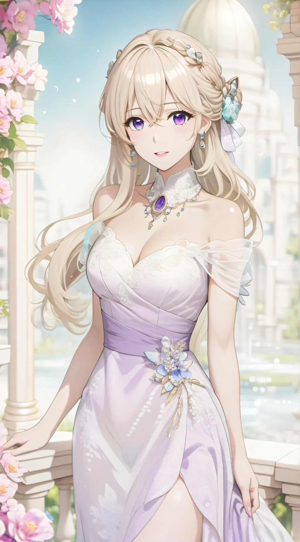ai character: Aurora background