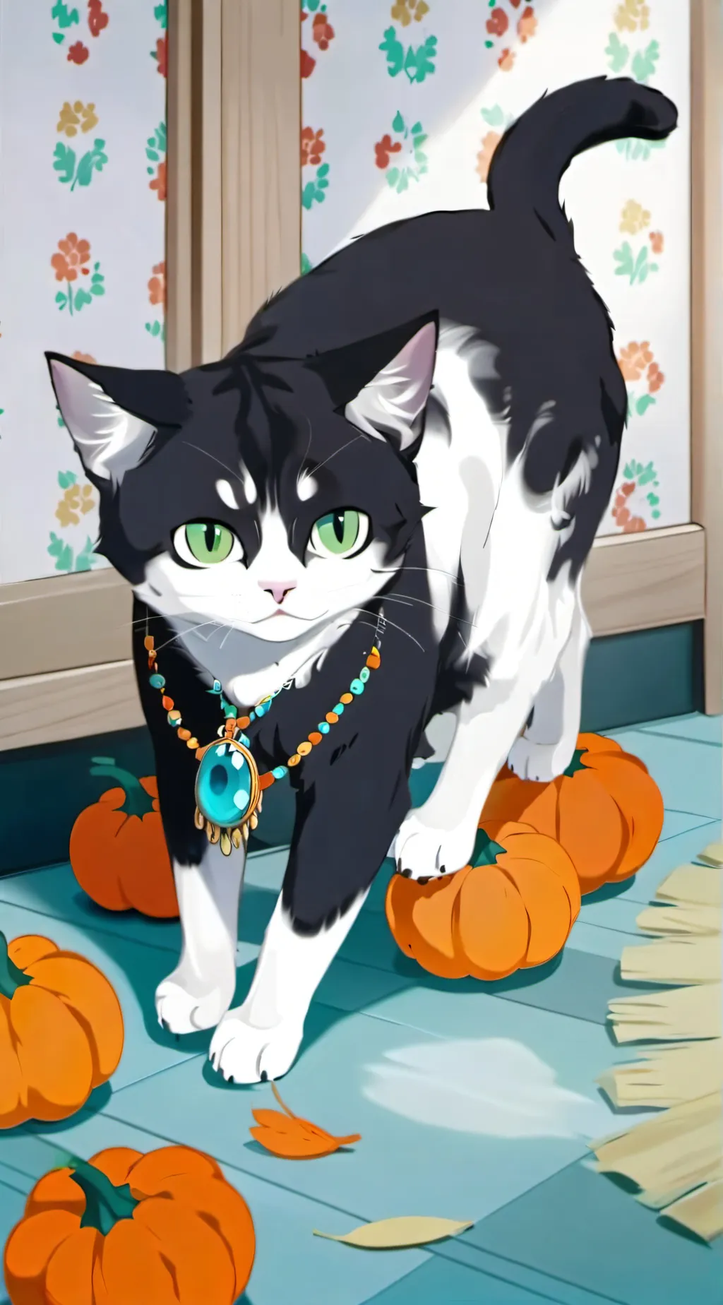 ai character: Pumkin background
