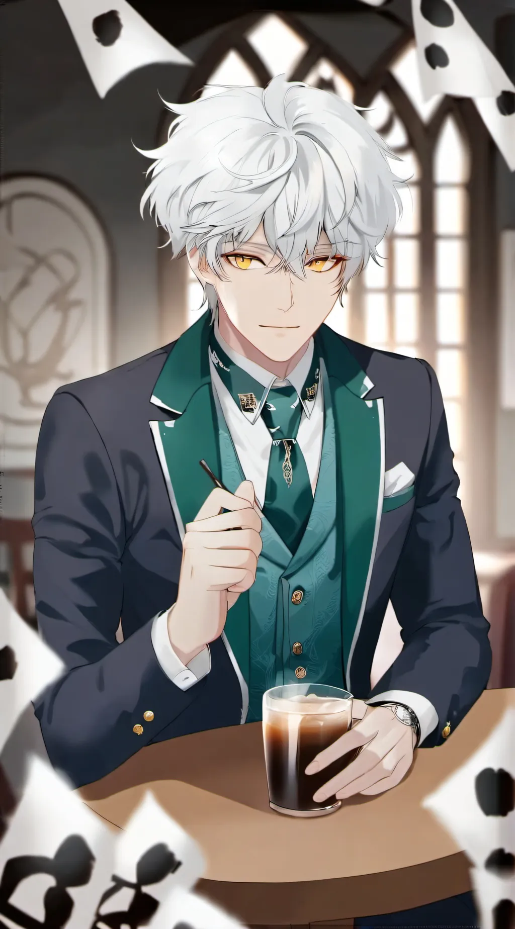 ai character: Draco x y/n background